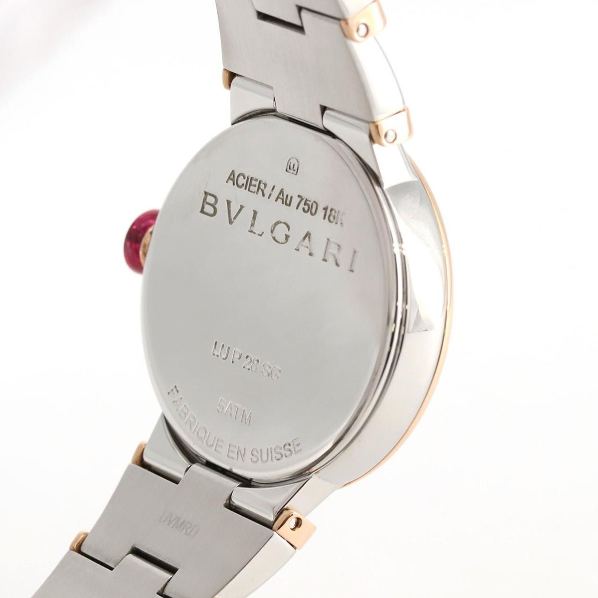 Bvlgari Bvlgari Lucea PG Combi 12P LUP28SG LU28WSPGSPG 12 SSxPG Wristwatch Quartz Size ONE SIZE - 6 Thumbnail