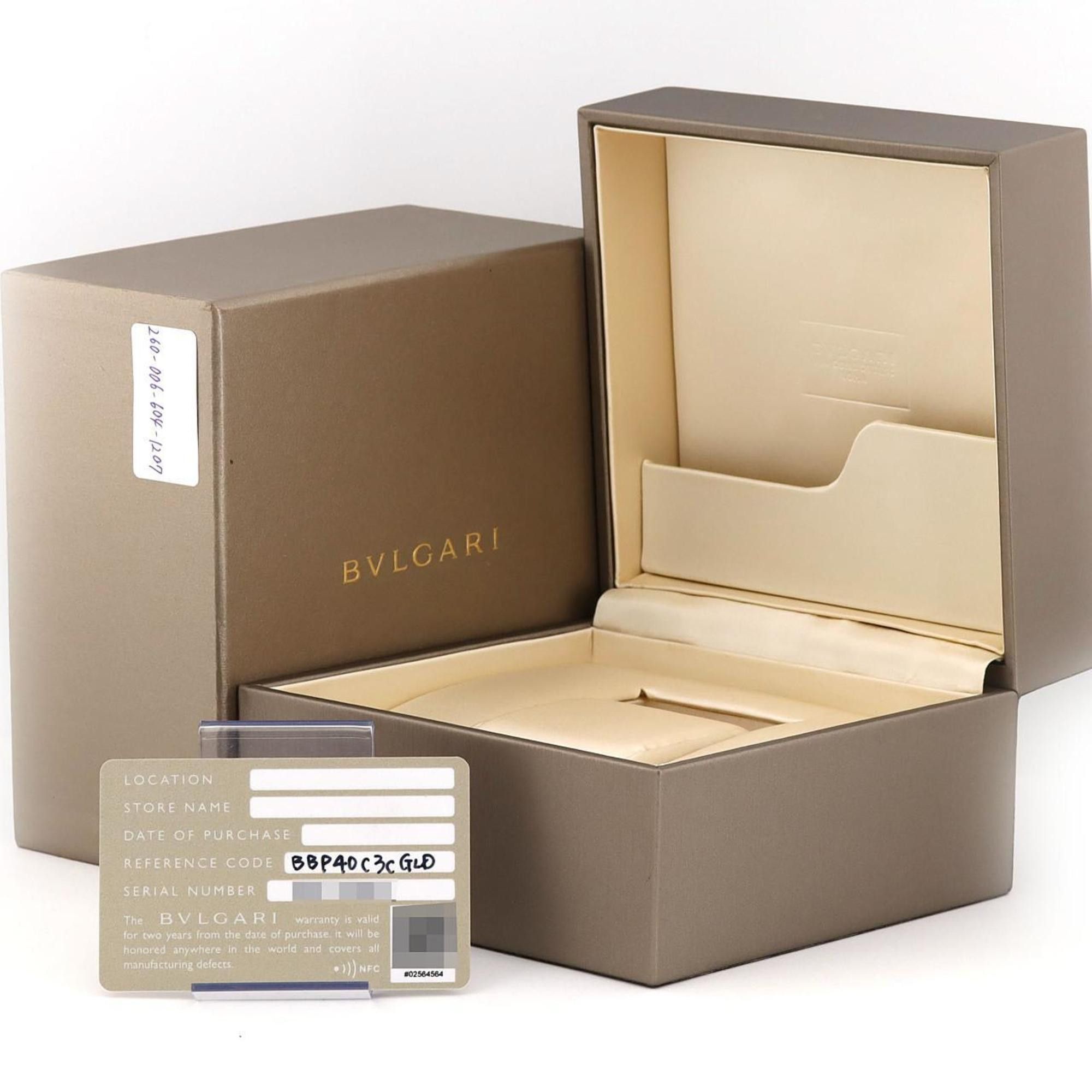 Bvlgari Bvlgari Carbon Gold BB40CL BBP40C3CGLD 102634 Watch Automatic Size ONE SIZE - 7 Thumbnail