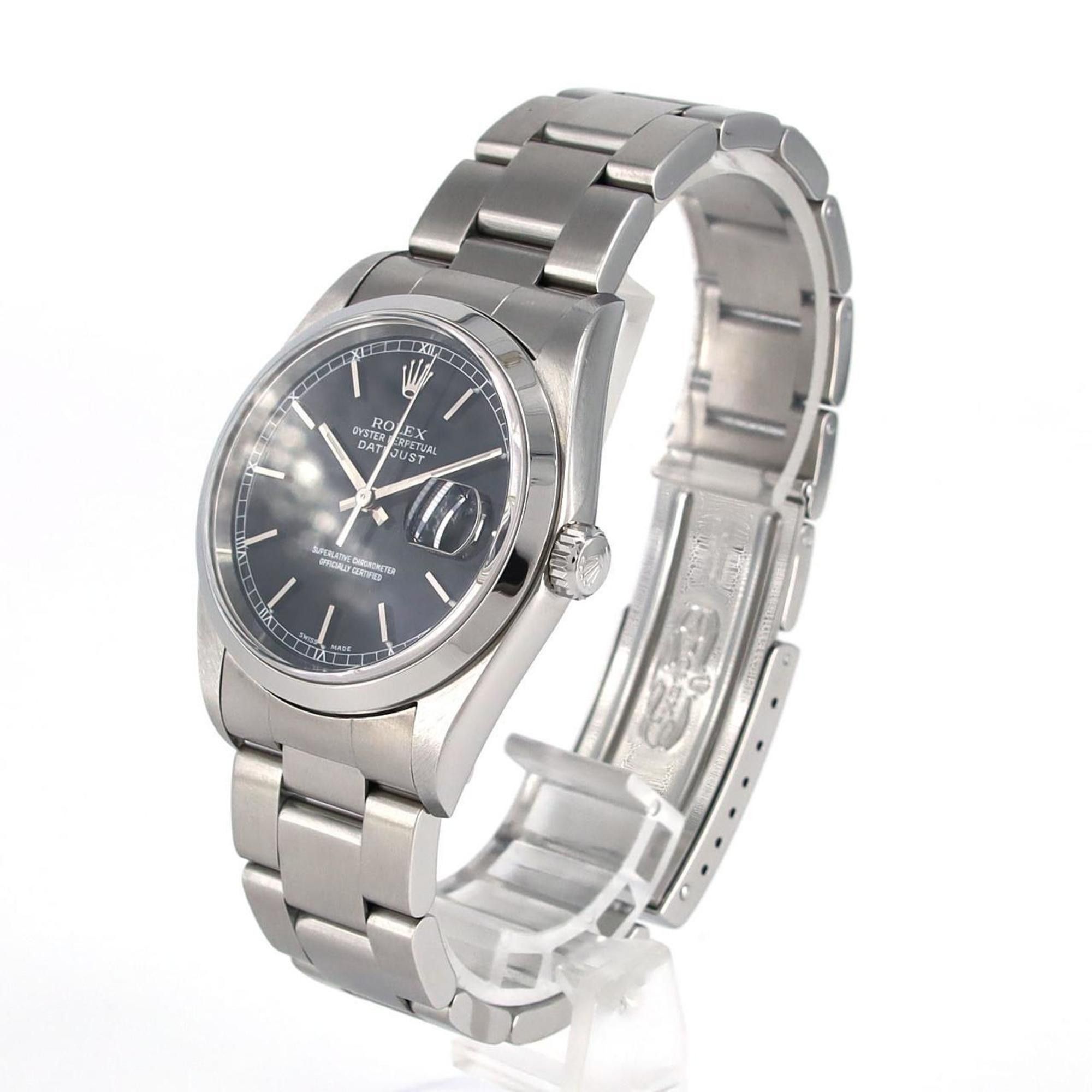 Rolex Rolex Datejust 16200 SS Wristwatch Automatic Y-Serial Size ONE SIZE - 2 Thumbnail
