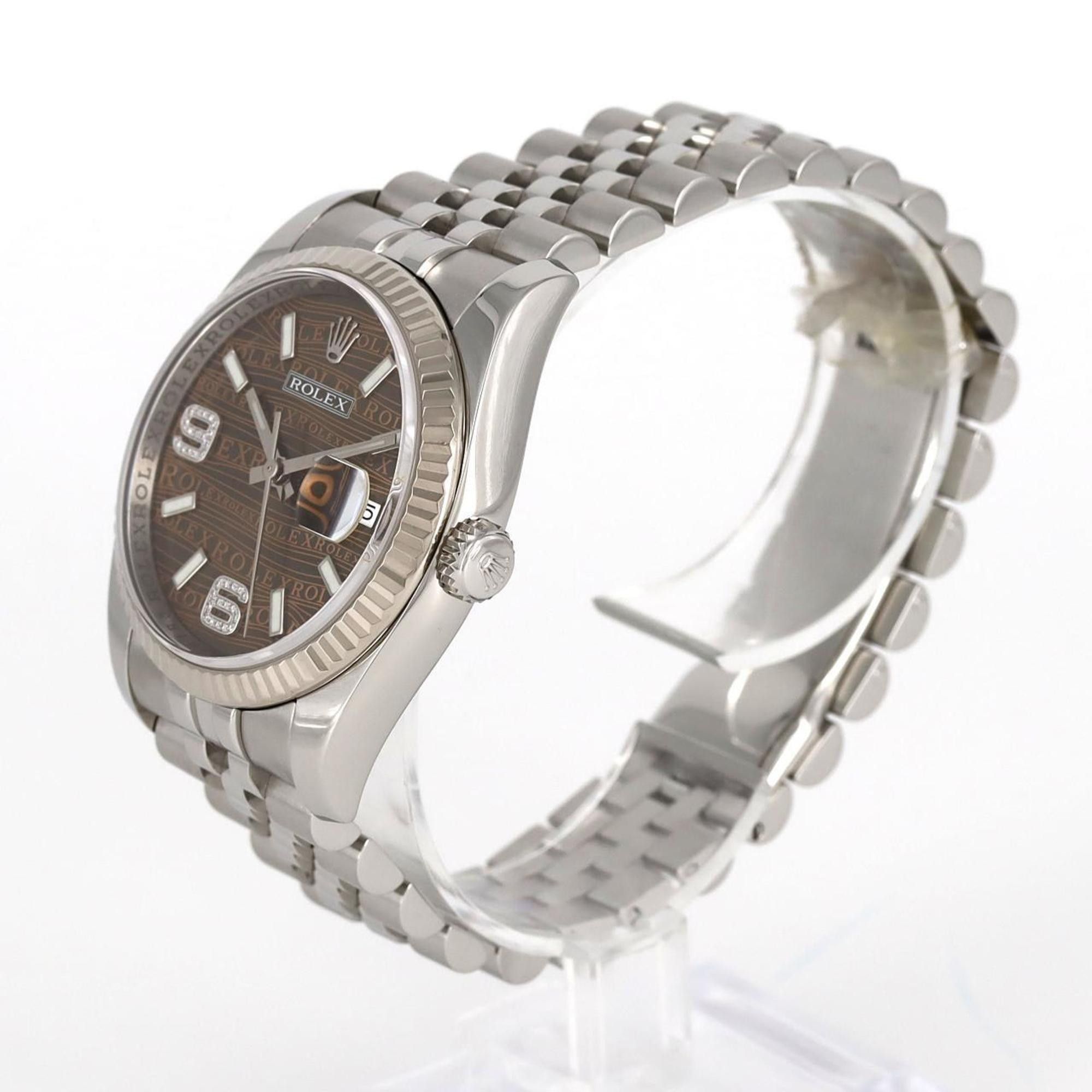 Rolex Rolex Datejust 116234 SSxWG Watch Automatic Random Number Size ONE SIZE - 2 Thumbnail