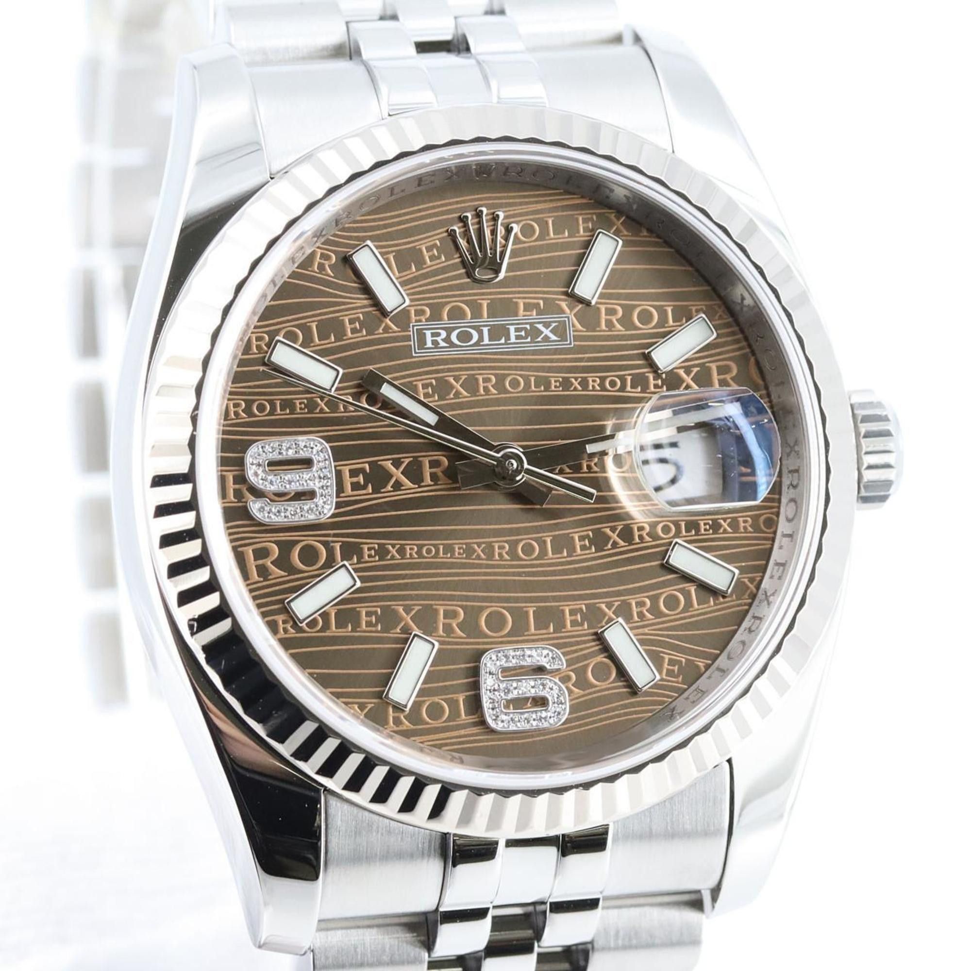 Rolex Rolex Datejust 116234 SSxWG Watch Automatic Random Number Size ONE SIZE - 8 Thumbnail