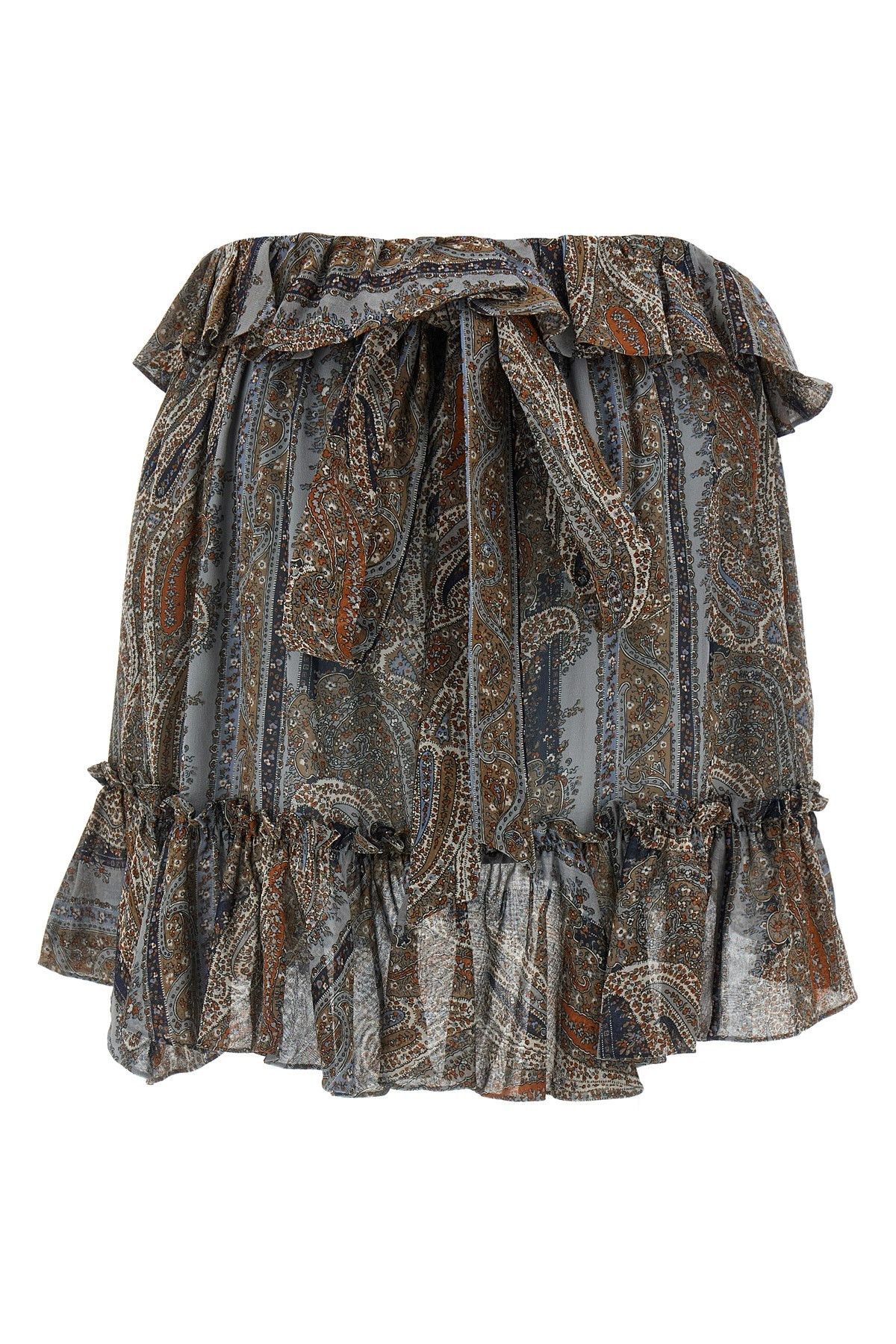 Saint Laurent Paris All over print skirt Size 28" / US 6 / IT 42 - 2 Thumbnail