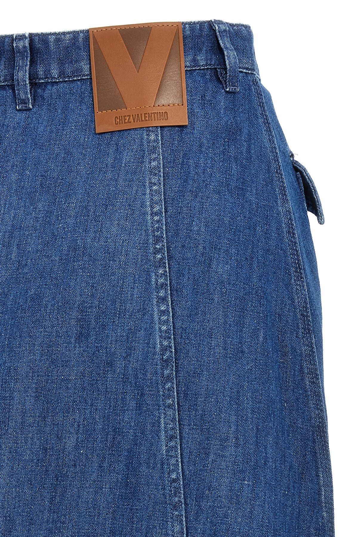 Valentino Valentino Garavani denim skirt Size 26" / US 2 / IT 38 - 4 Thumbnail