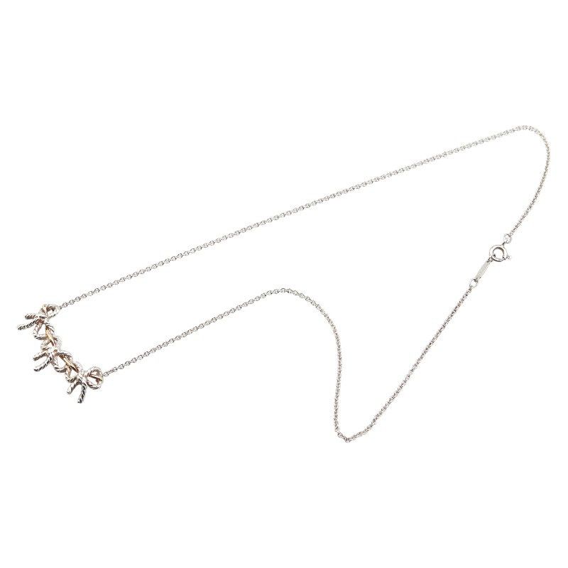 Tiffany & Co. Tiffany & Co. Tiffany & Co. Triple Ribbon SV925 Au750 Necklace Metal Necklace DUTY FREE for USA Size ONE SIZE - 4 Thumbnail