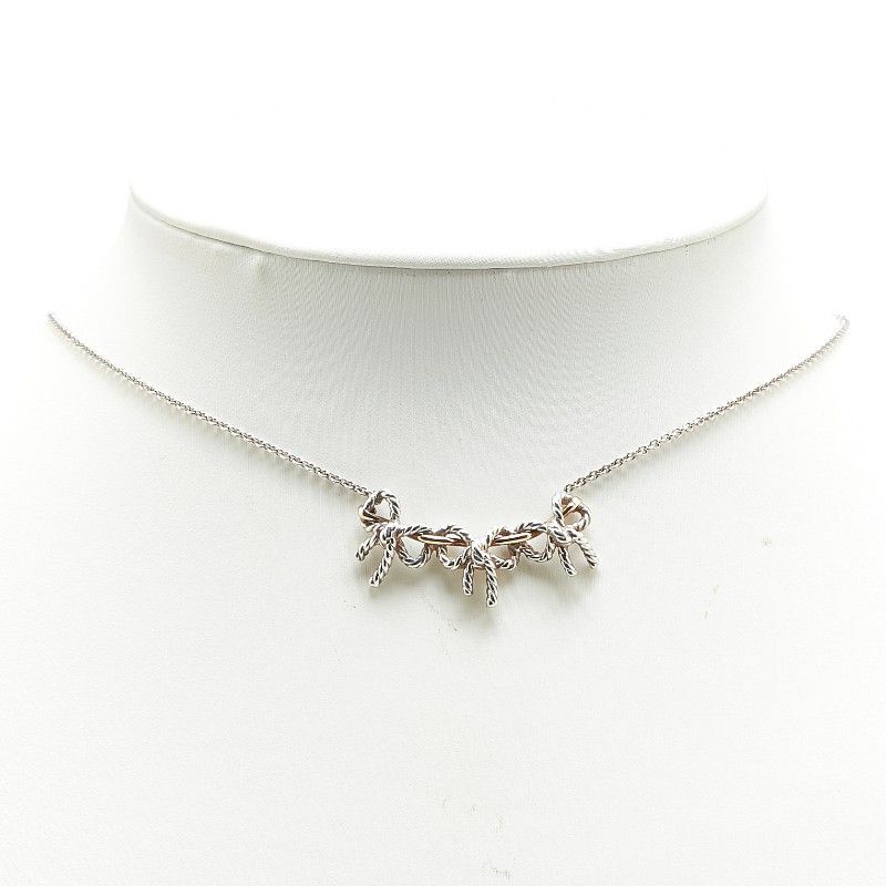 Tiffany & Co. Tiffany & Co. Tiffany & Co. Triple Ribbon SV925 Au750 Necklace Metal Necklace DUTY FREE for USA Size ONE SIZE - 7 Thumbnail