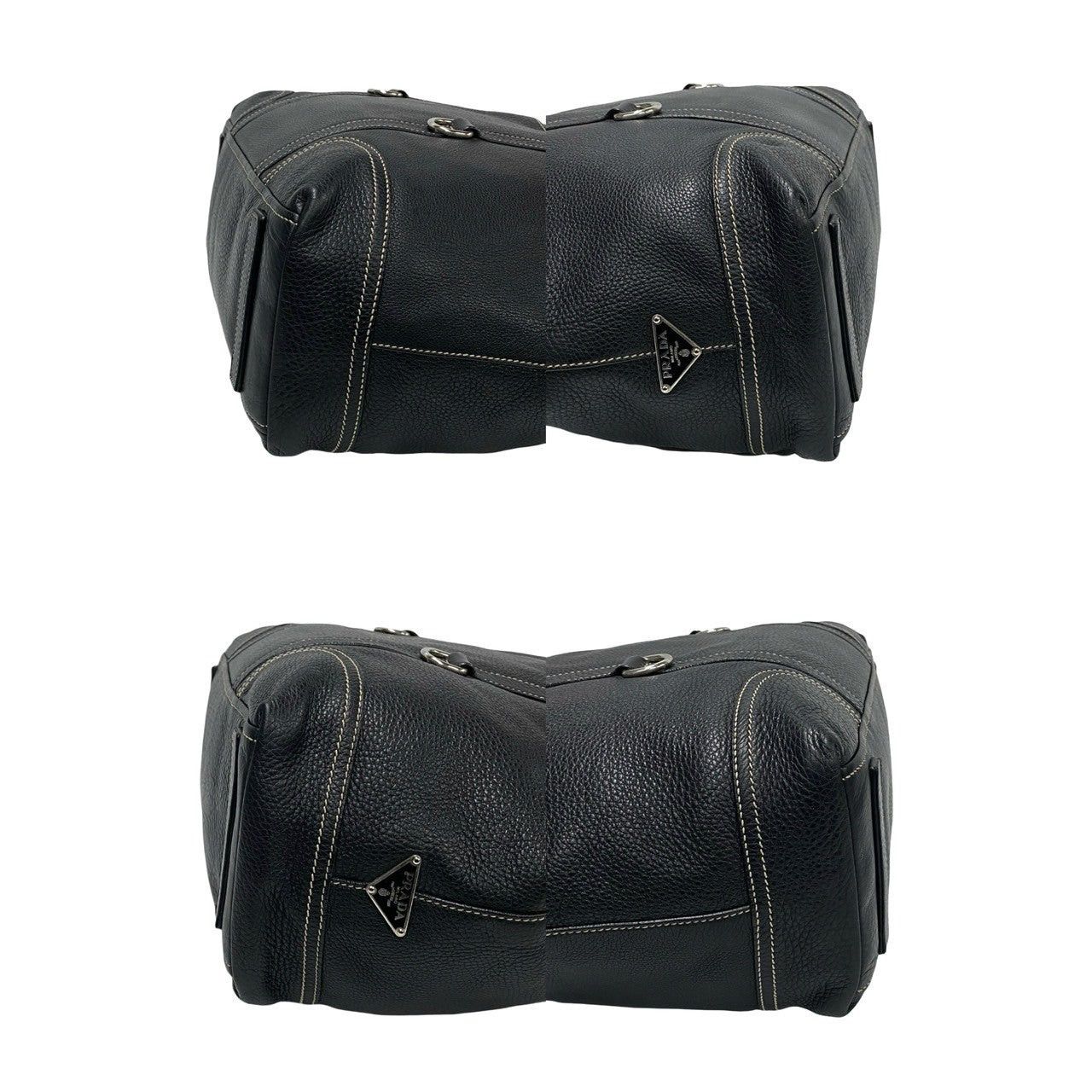 Prada Prada Tote Bag Black Leather Size ONE SIZE - 7 Thumbnail