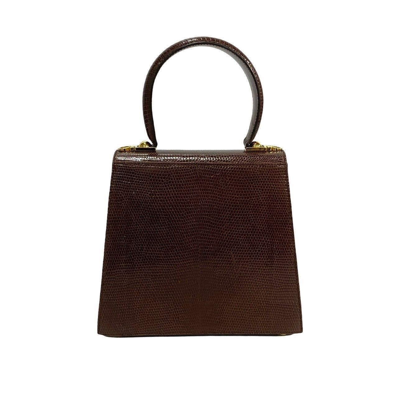 Salvatore Ferragamo Salvatore Ferragamo Shoulder Bag Brown Leather - Exotic Size ONE SIZE - 4 Thumbnail