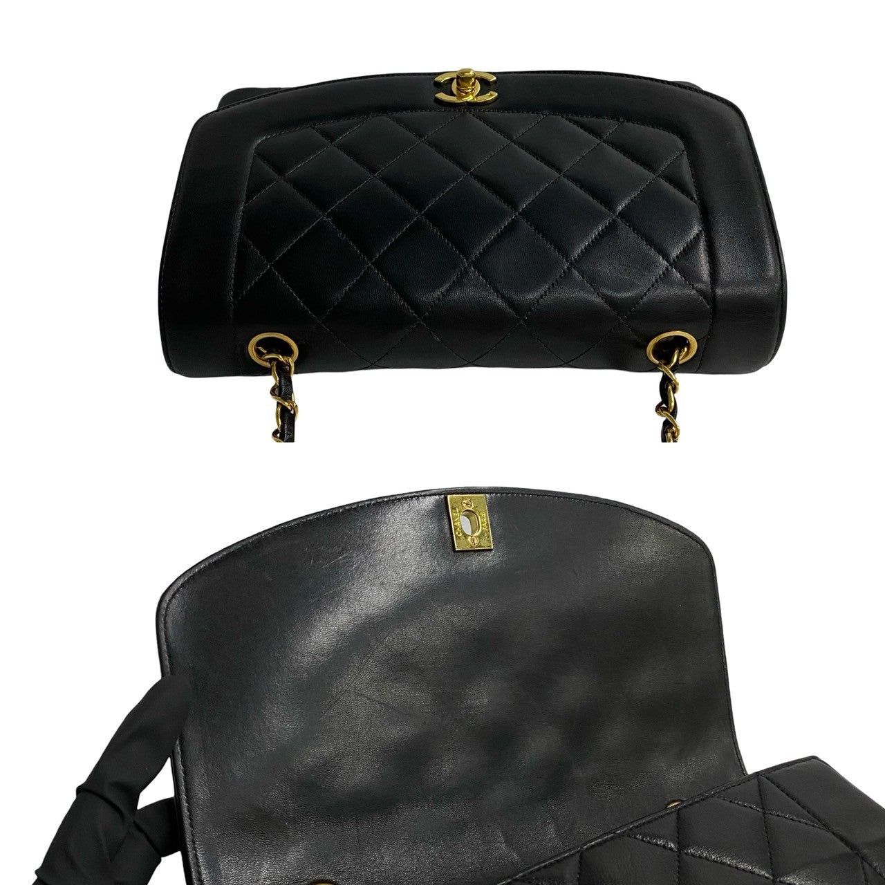 Chanel Chanel Shoulder Bag Black Leather Size ONE SIZE - 7 Thumbnail