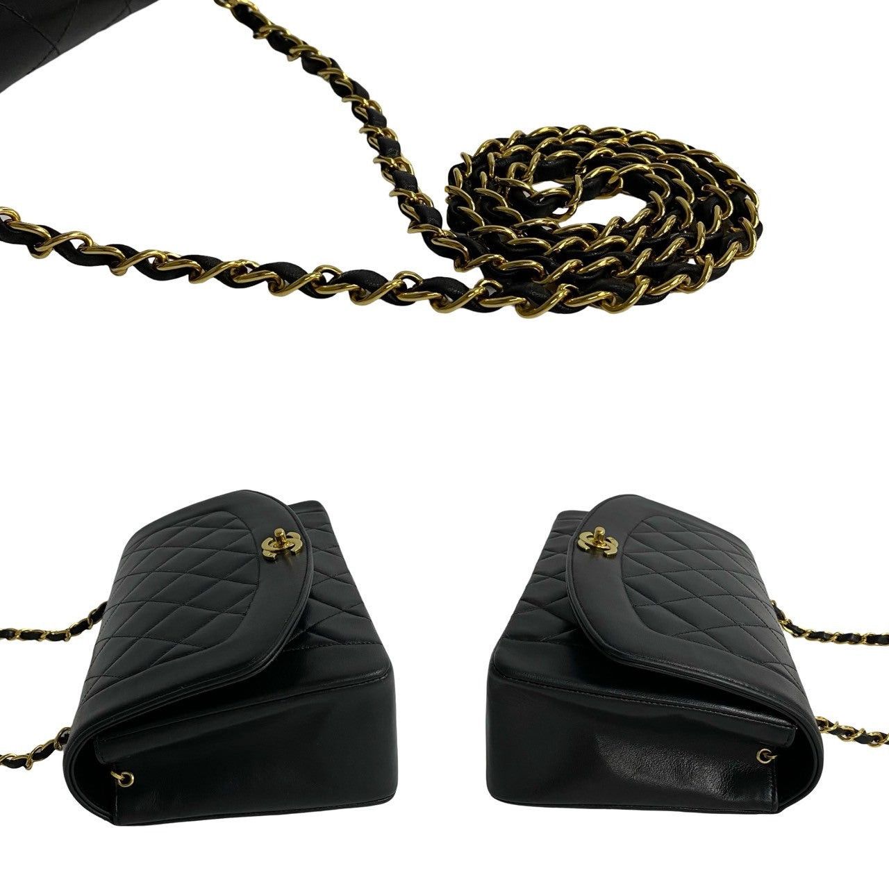 Chanel Chanel Shoulder Bag Black Leather Size ONE SIZE - 5 Thumbnail