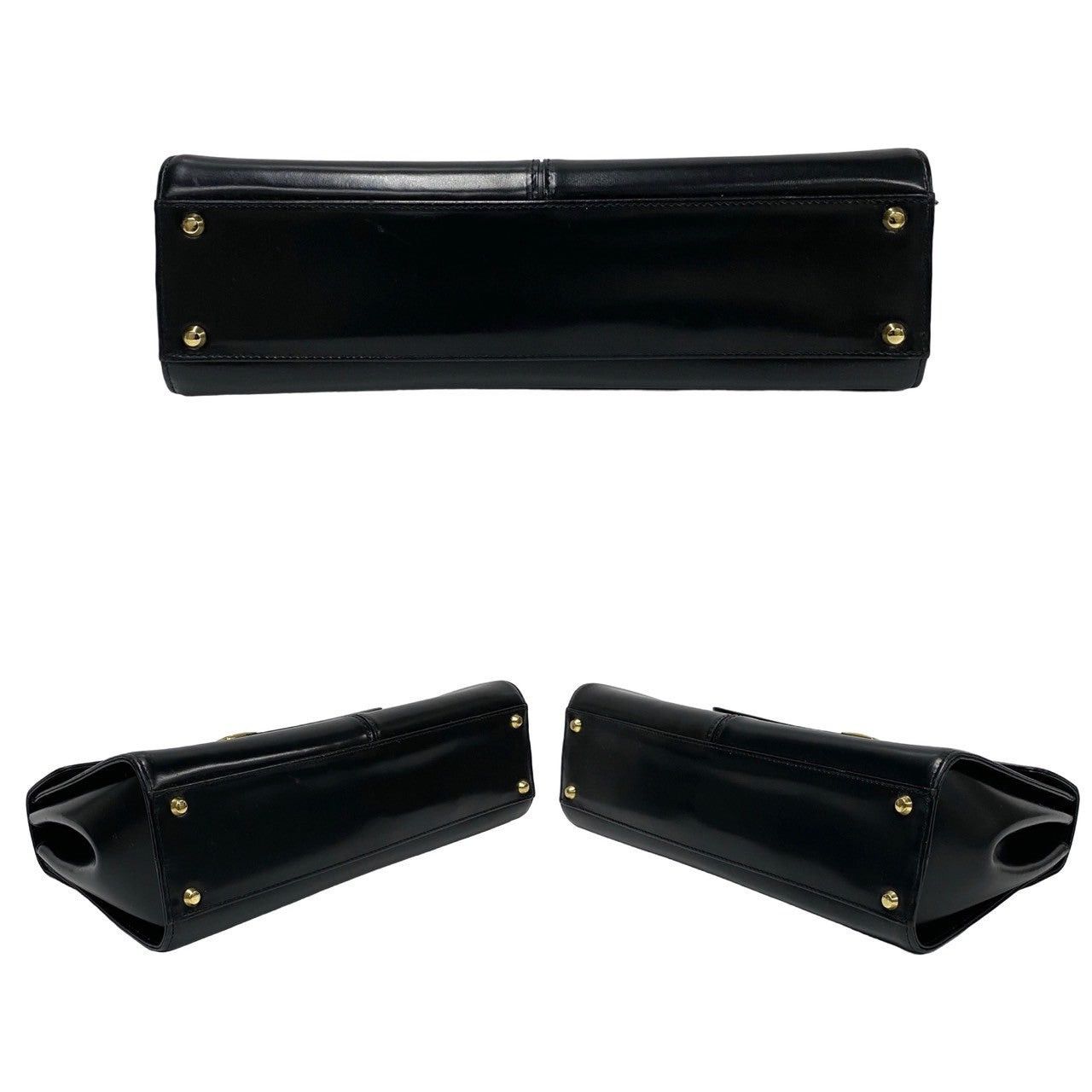 Yves Saint Laurent Yves Saint Laurent Handbag Black Leather Size ONE SIZE - 6 Thumbnail