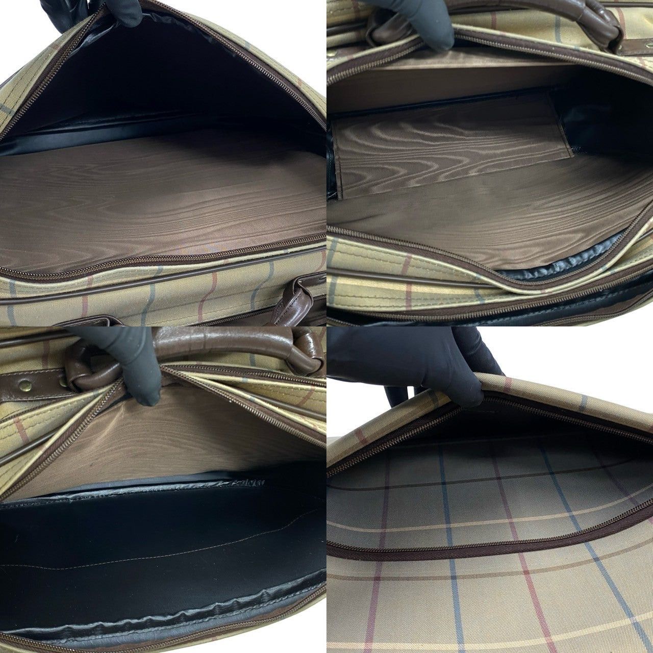 Burberry Burberry Shoulder Bag Brown Cotton Size ONE SIZE - 8 Thumbnail