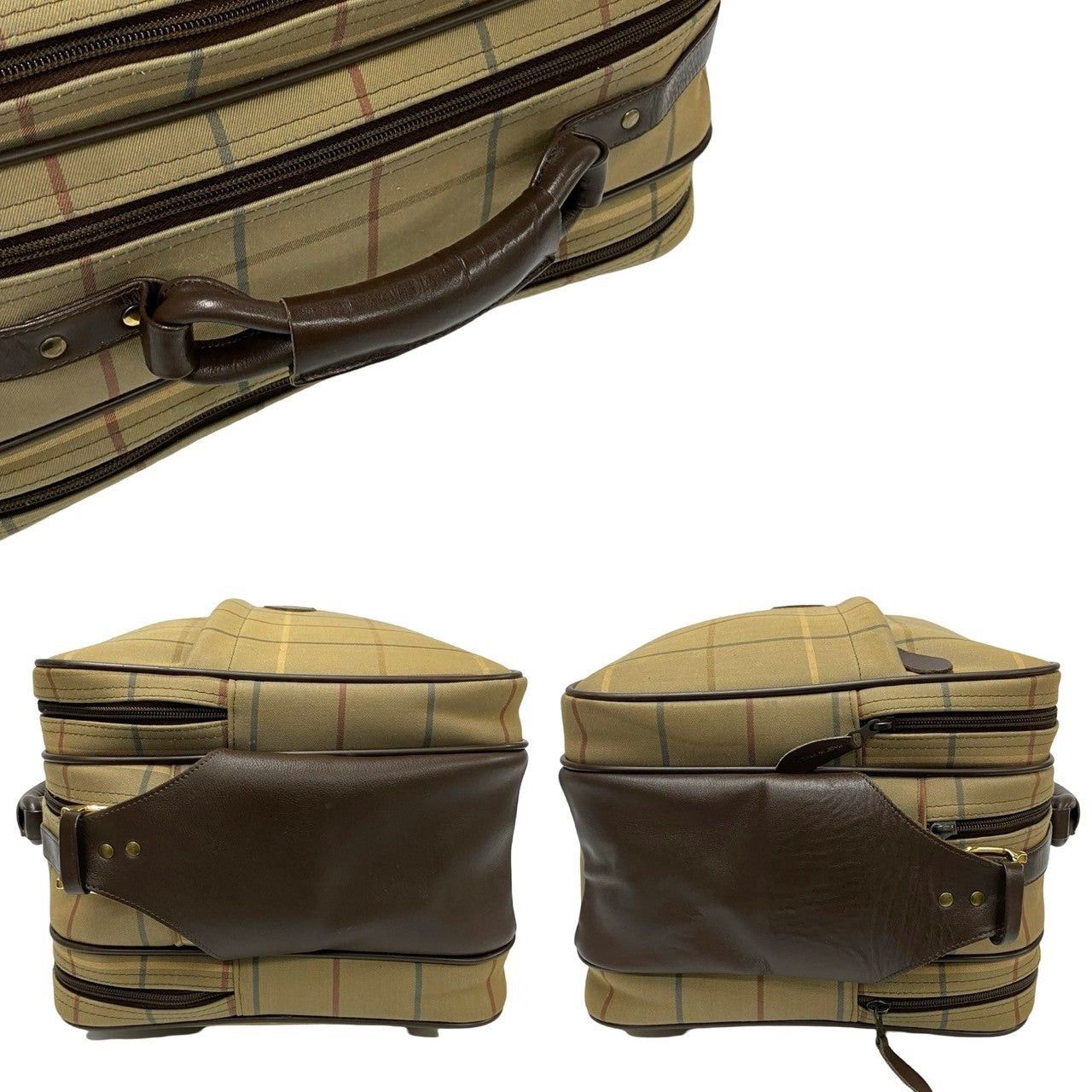 Burberry Burberry Shoulder Bag Brown Cotton Size ONE SIZE - 5 Thumbnail