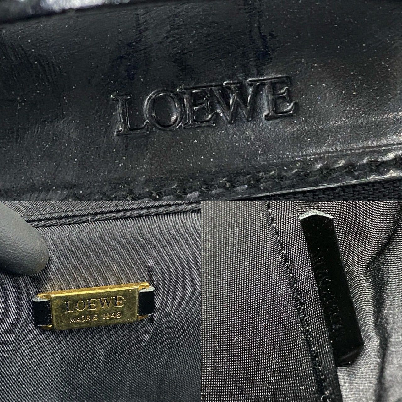 Loewe Loewe Handbag Black Leather Size ONE SIZE - 3 Thumbnail