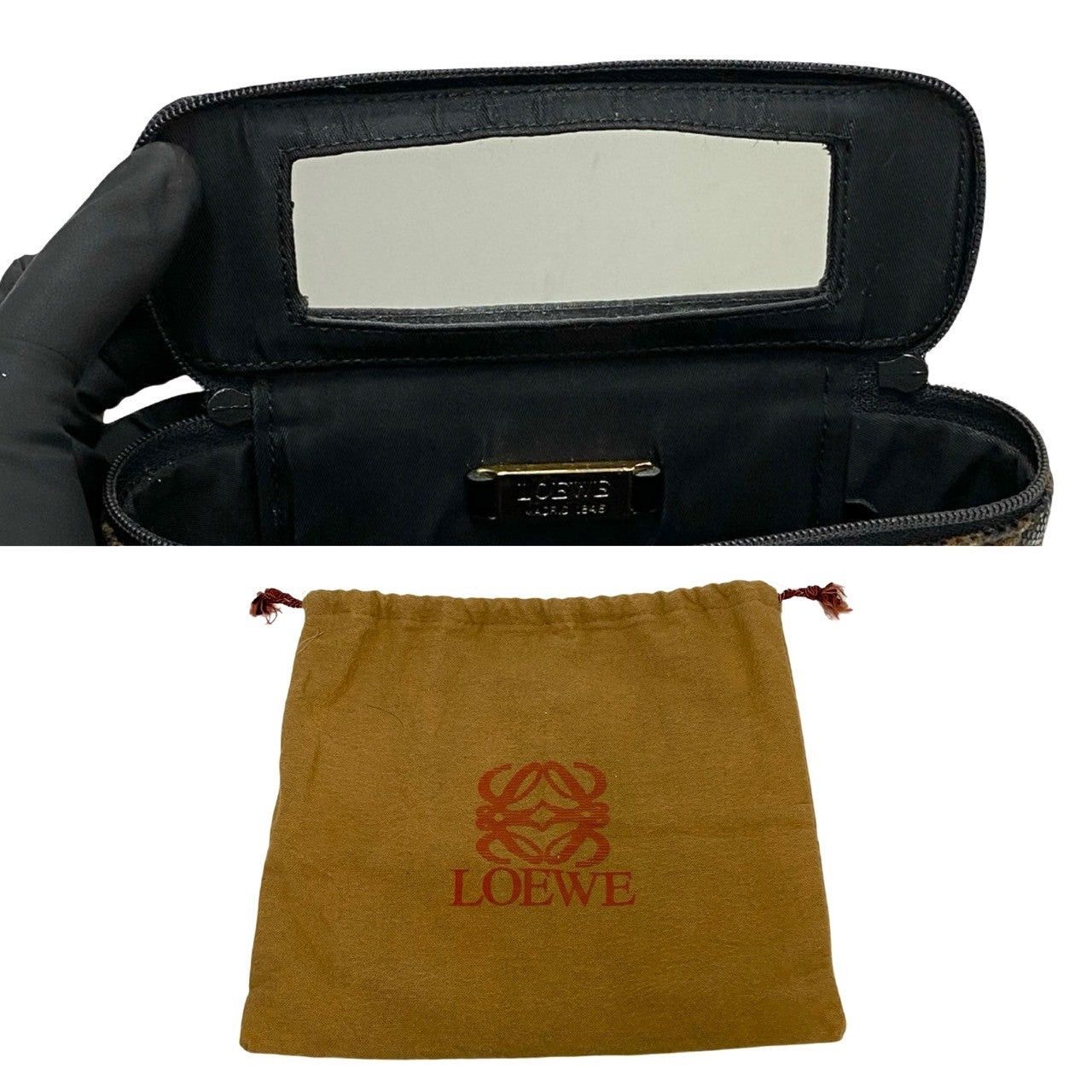 Loewe Loewe Handbag Black Leather Size ONE SIZE - 9 Thumbnail