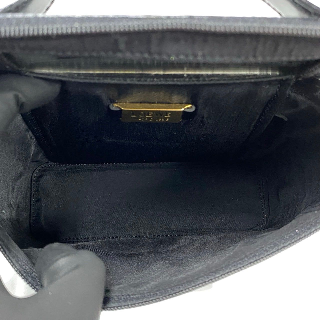 Loewe Loewe Handbag Black Leather Size ONE SIZE - 8 Thumbnail