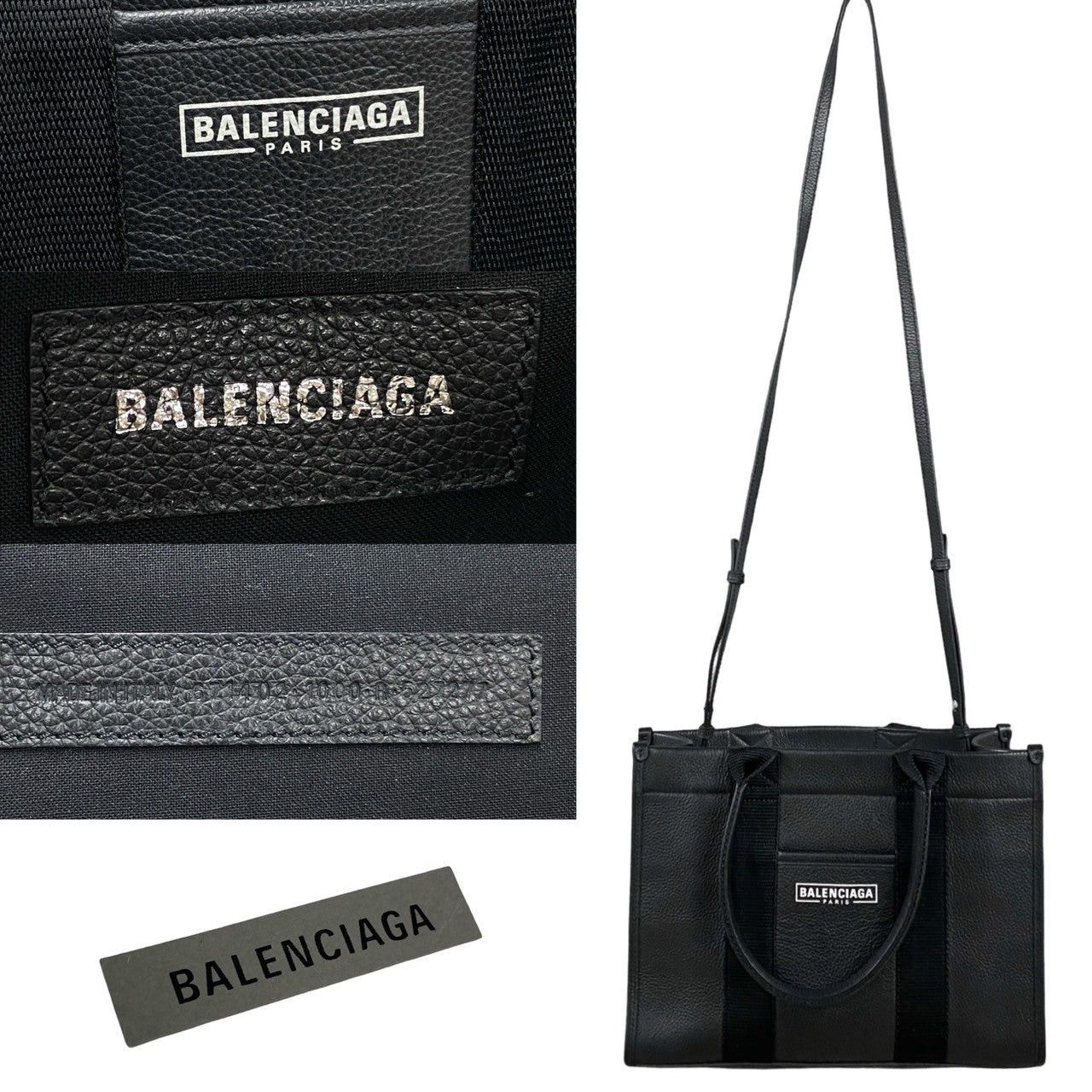 Balenciaga Balenciaga Shoulder Bag Black Leather Size ONE SIZE - 3 Thumbnail