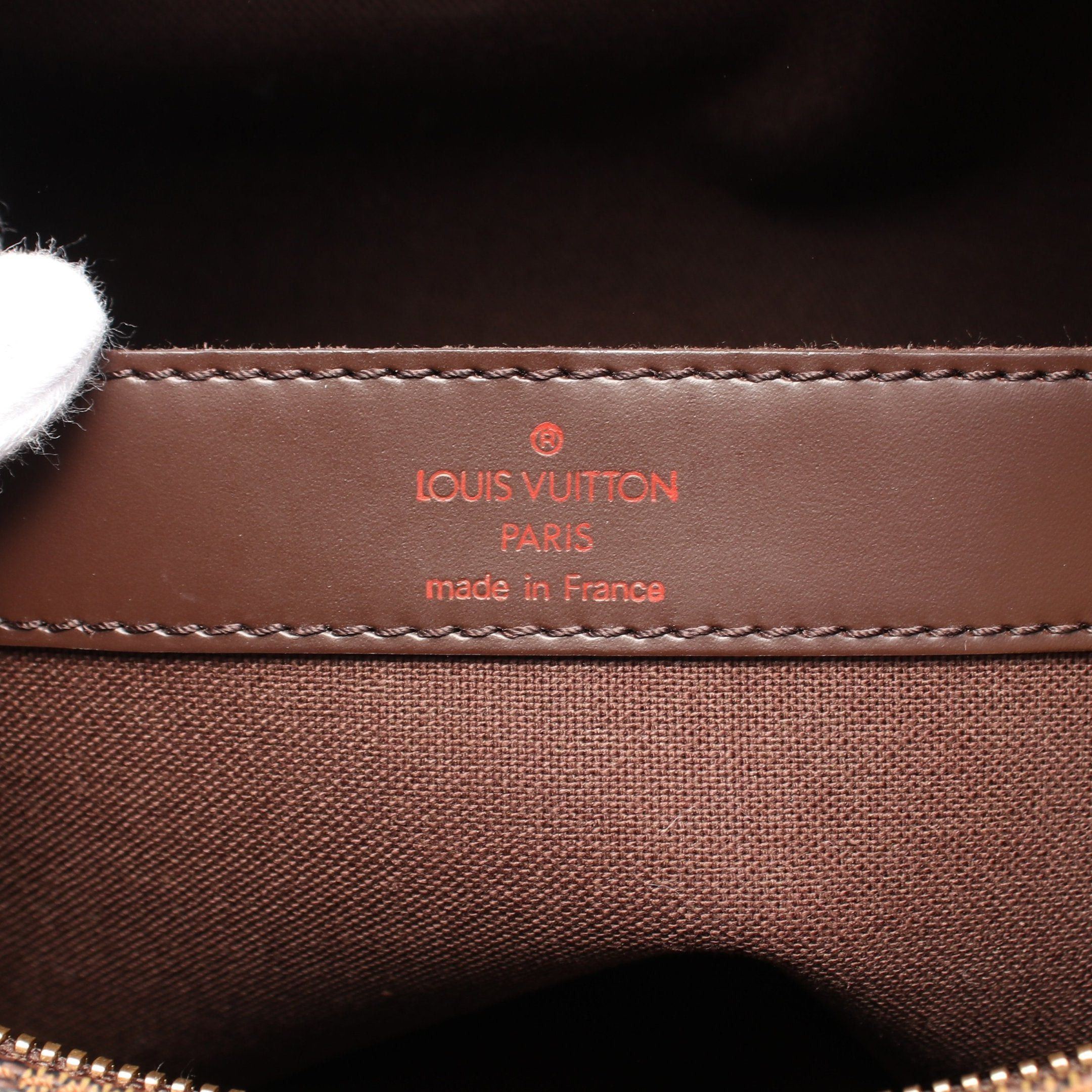 Louis Vuitton Louis Vuitton Naviglio Damier Ebene Shoulder Bag Leather Brown Size ONE SIZE - 4 Thumbnail