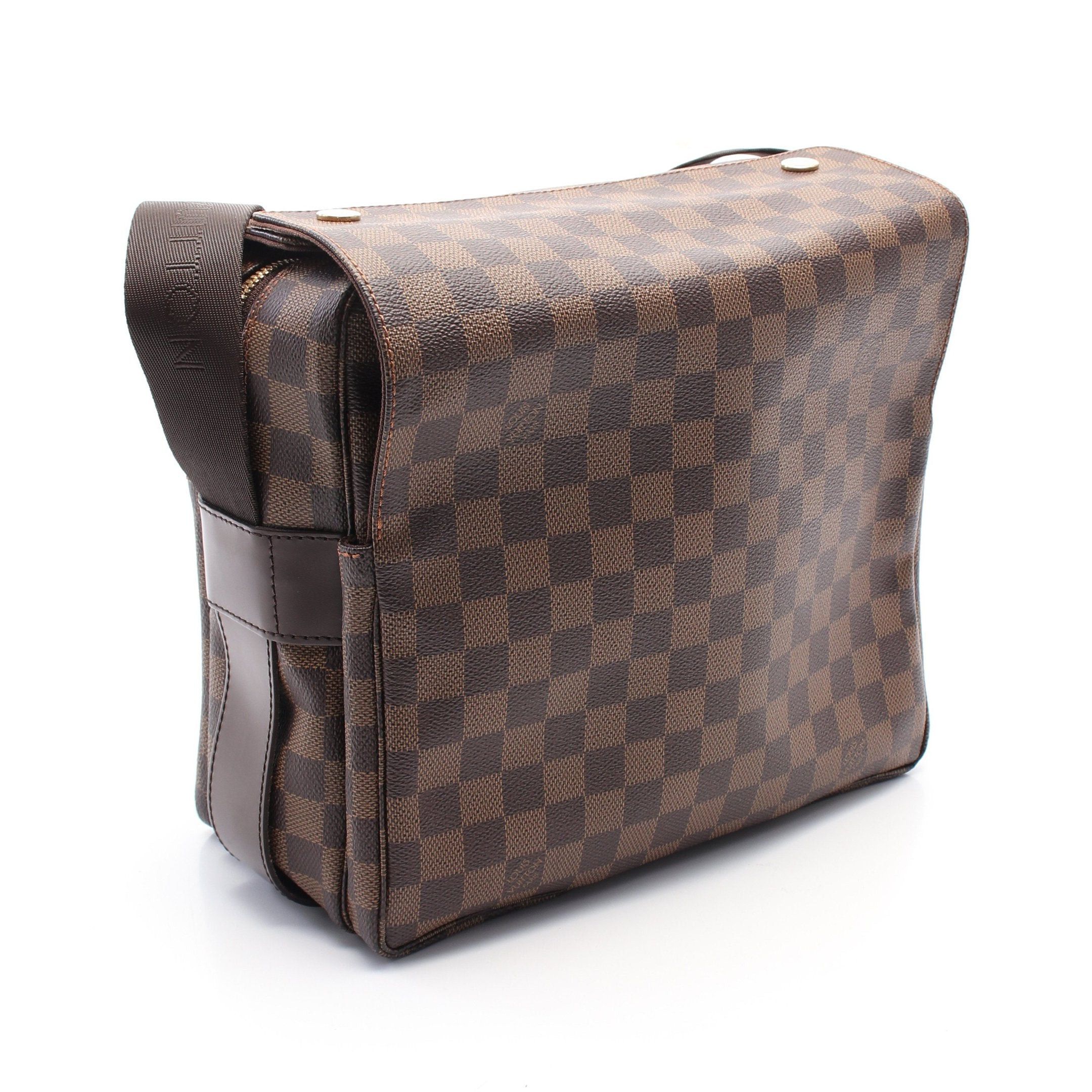 Louis Vuitton Louis Vuitton Naviglio Damier Ebene Shoulder Bag Leather Brown Size ONE SIZE - 2 Thumbnail