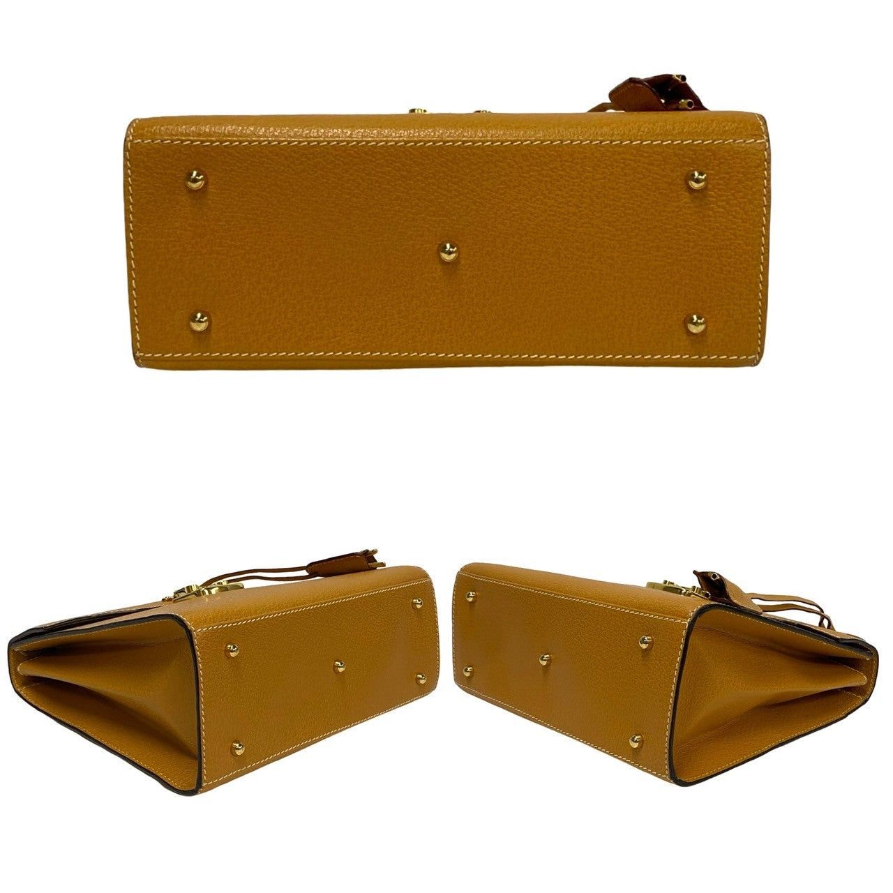 Gucci Gucci Shoulder Bag Yellow Leather Size ONE SIZE - 6 Thumbnail