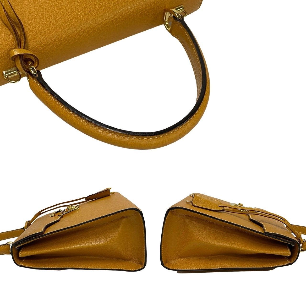 Gucci Gucci Shoulder Bag Yellow Leather Size ONE SIZE - 5 Thumbnail