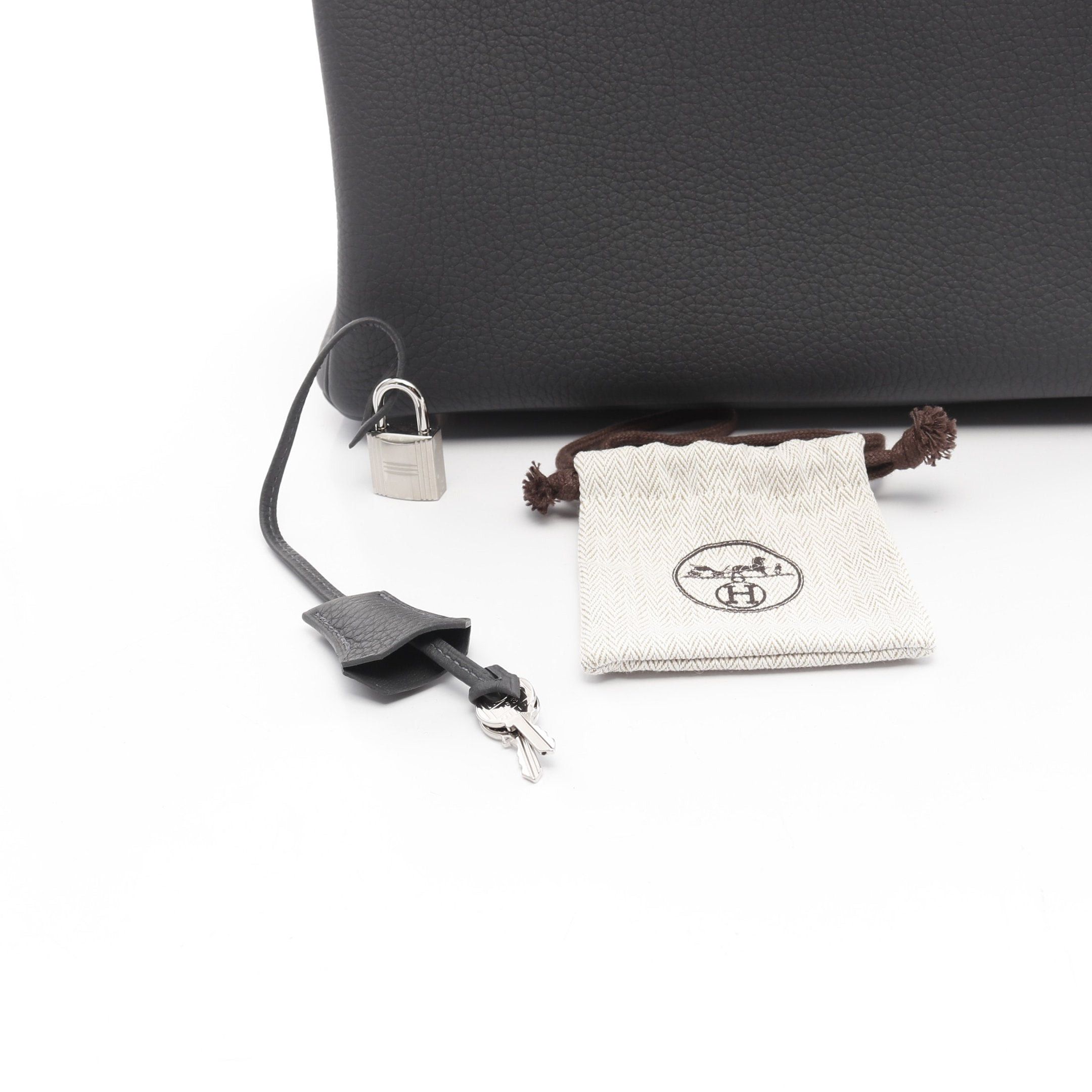 Hermes Hermes Birkin 30 Grimist Handbag Togo Gray Silver Hardware Double Engraved Size ONE SIZE - 6 Thumbnail