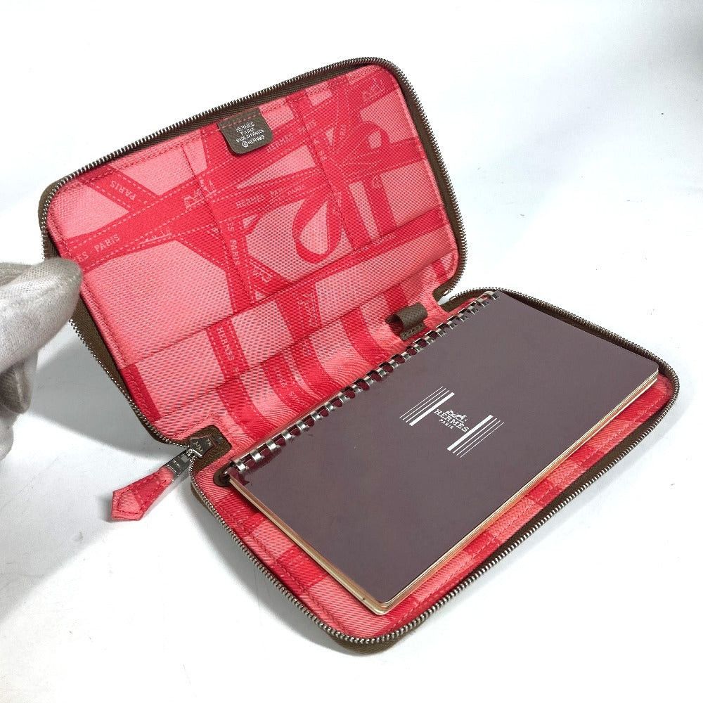 Hermes Hermes Round Fastener Agenda Silky Daily Gm Personal Organiser (E.G. Filofax) Case Receptacle, Condition, Event, Legal Action, Letter St Stationery Notebook Cover Epson Unisex Ethupe Gray Size ONE SIZE - 8 Thumbnail