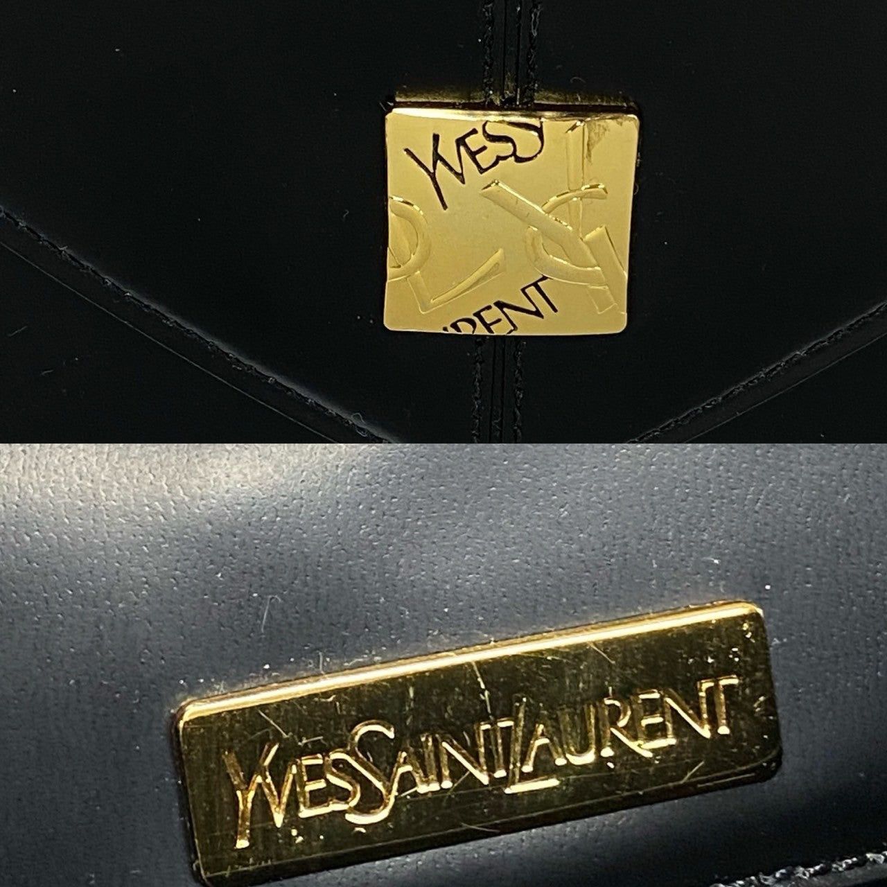 Yves Saint Laurent Yves Saint Laurent Handbag Black Leather Size ONE SIZE - 3 Thumbnail