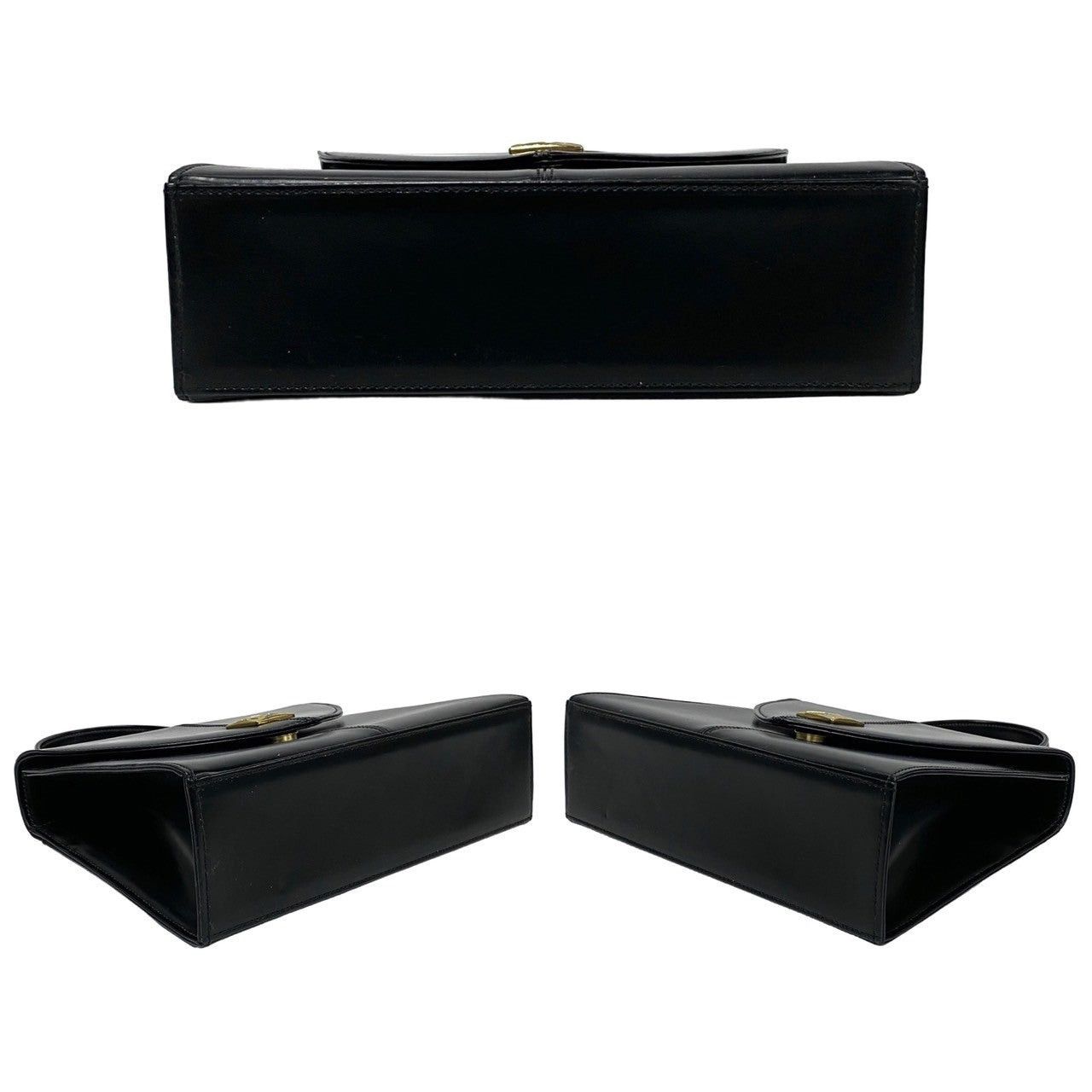 Yves Saint Laurent Yves Saint Laurent Handbag Black Leather Size ONE SIZE - 6 Thumbnail