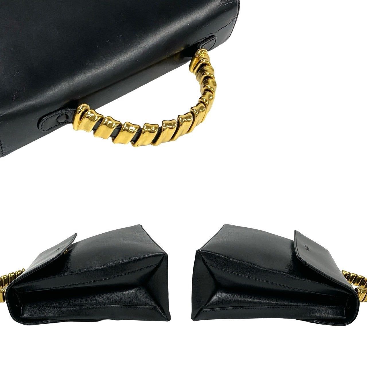 Loewe Loewe Shoulder Bag Black Leather Size ONE SIZE - 5 Thumbnail