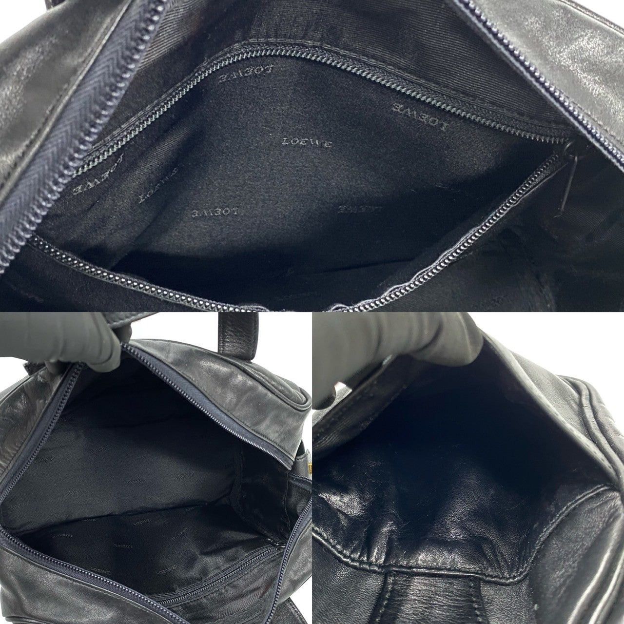 Loewe Loewe Handbag Black Leather Size ONE SIZE - 8 Thumbnail