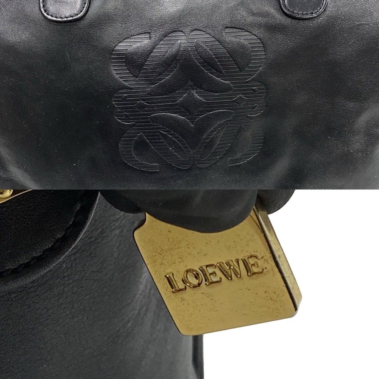 Loewe Loewe Handbag Black Leather Size ONE SIZE - 3 Thumbnail