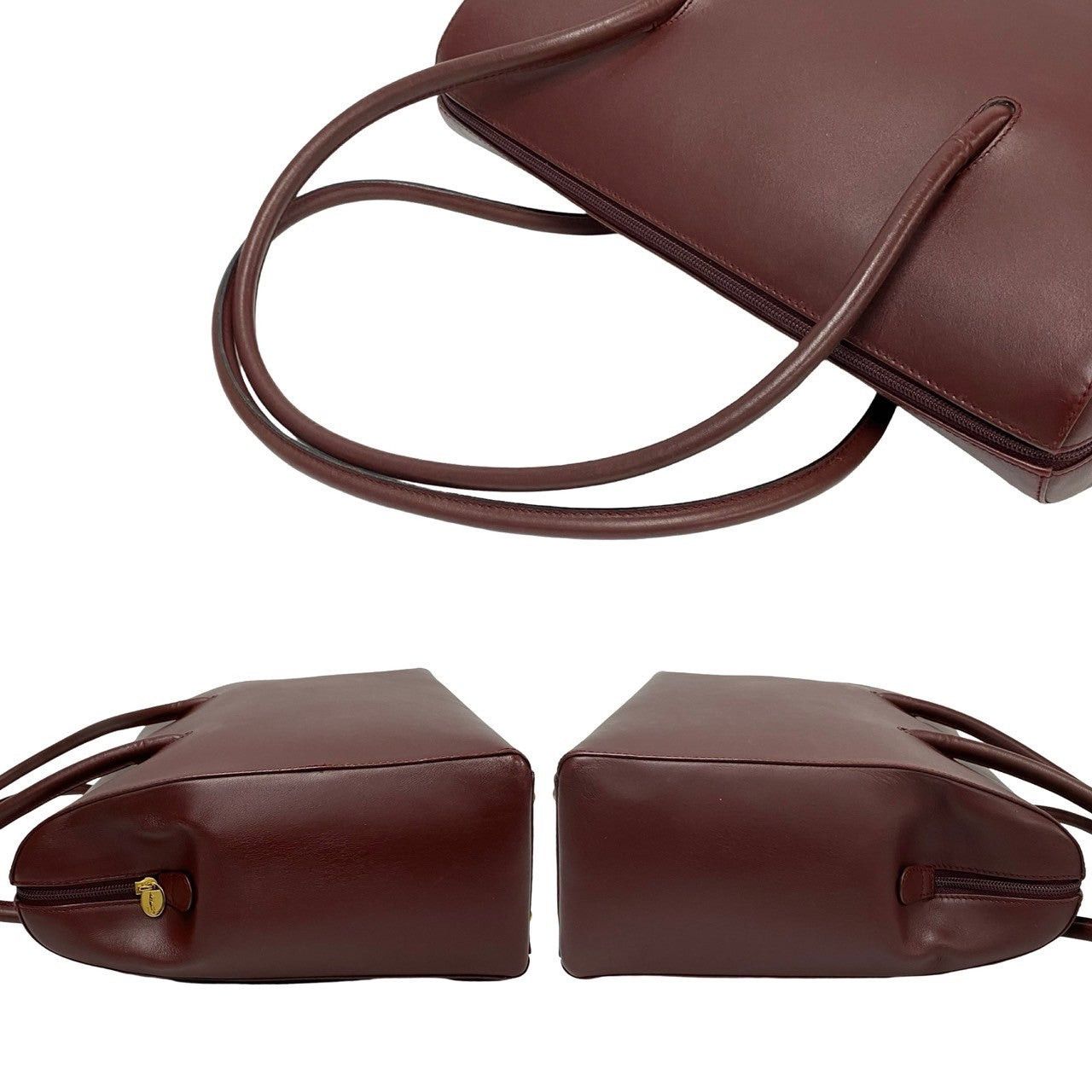 Cartier Cartier Tote Bag Red Leather Size ONE SIZE - 5 Thumbnail