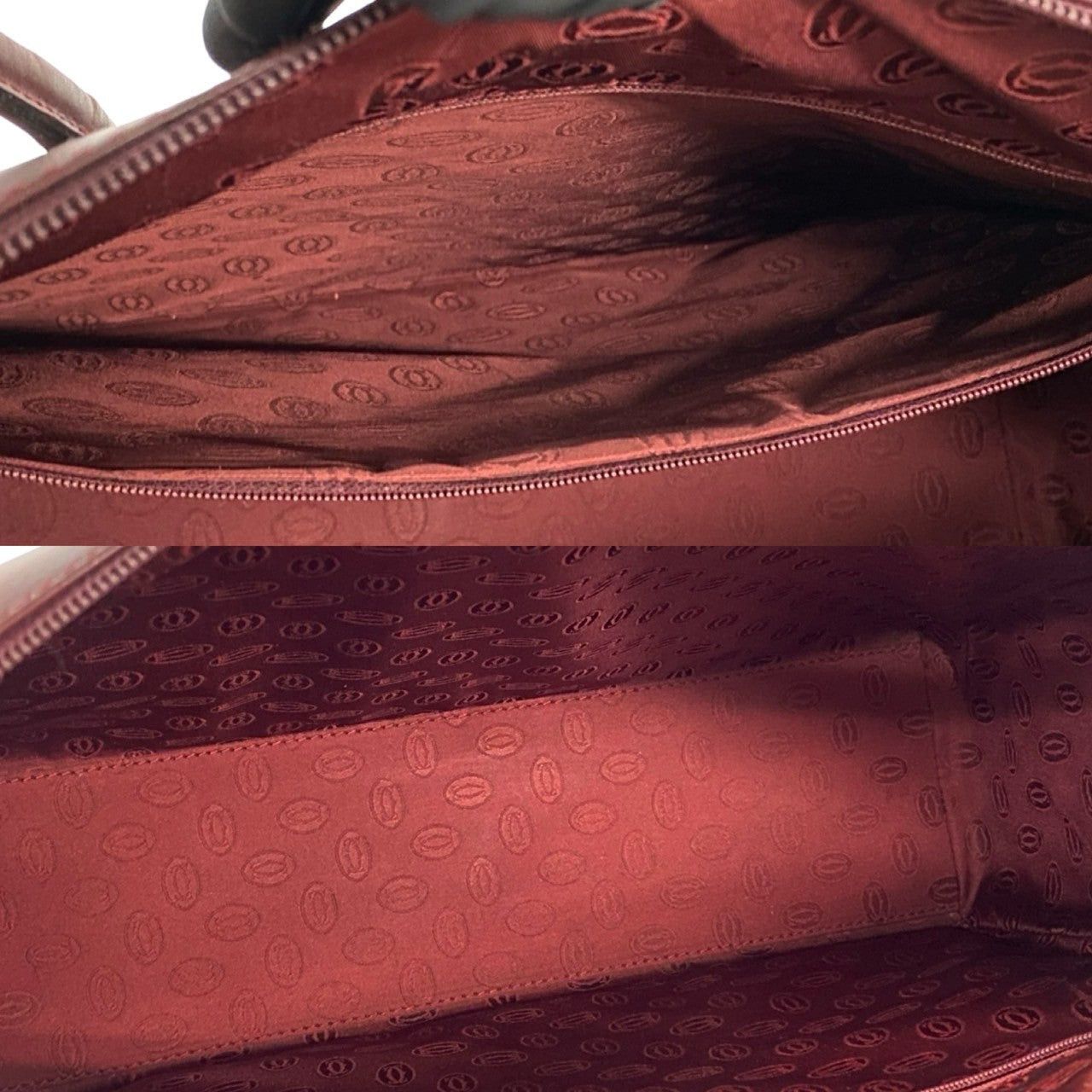 Cartier Cartier Tote Bag Red Leather Size ONE SIZE - 8 Thumbnail