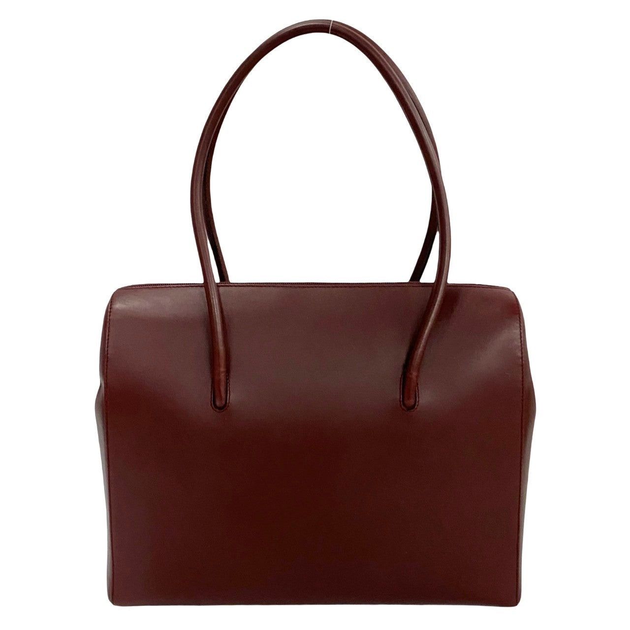 Cartier Cartier Tote Bag Red Leather Size ONE SIZE - 4 Thumbnail