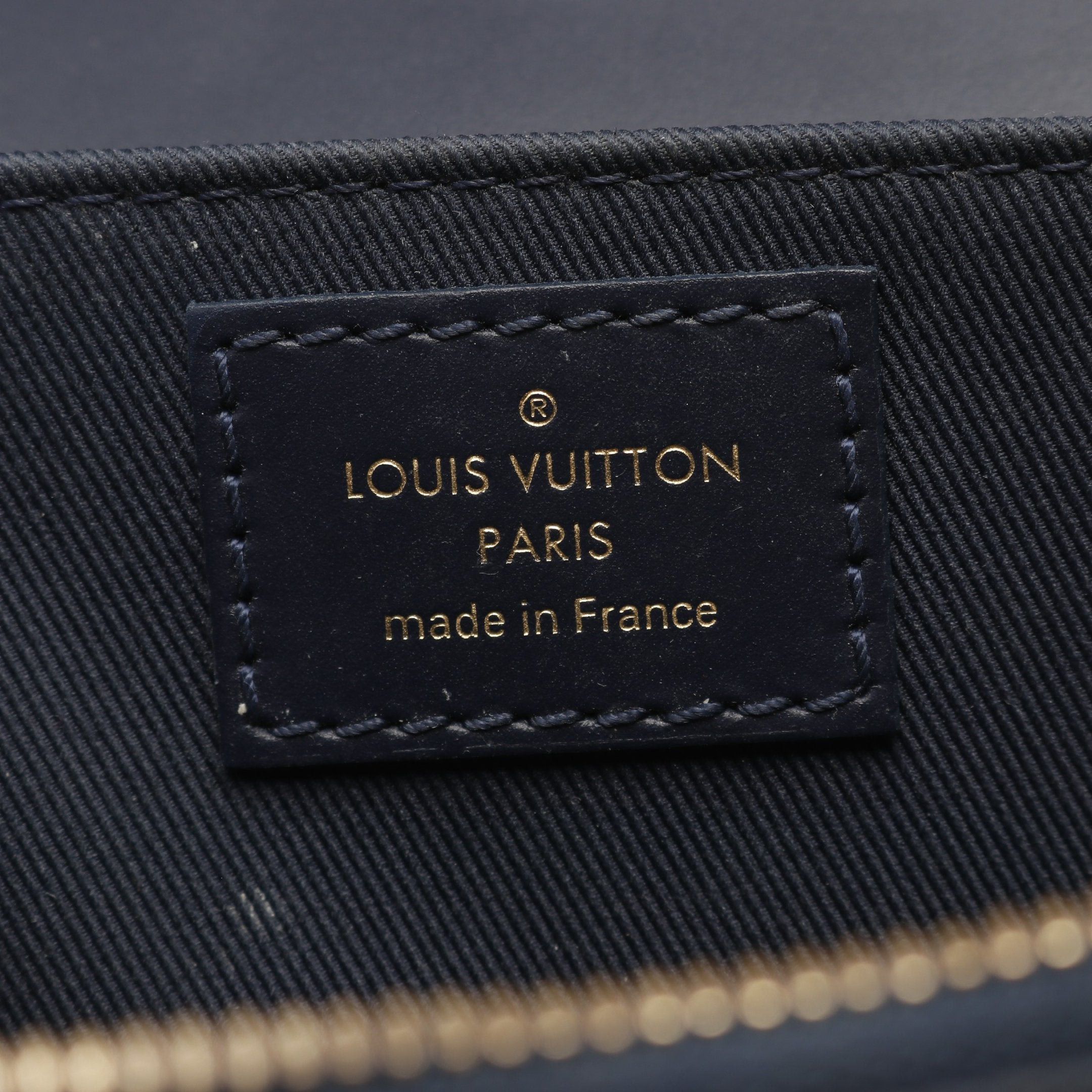 Louis Vuitton Louis Vuitton Pochette Metis Ew Handbag Coated Canvas Leather Navy Size ONE SIZE - 4 Thumbnail