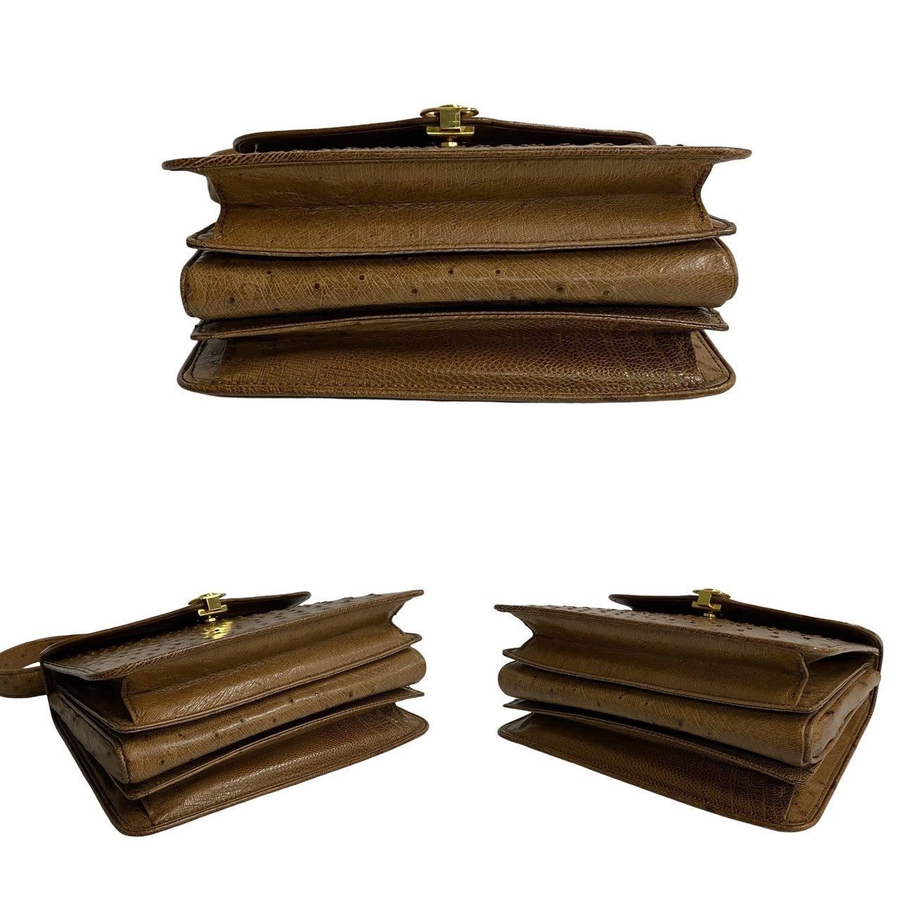 Gucci Gucci Handbag Brown Leather Size ONE SIZE - 6 Thumbnail