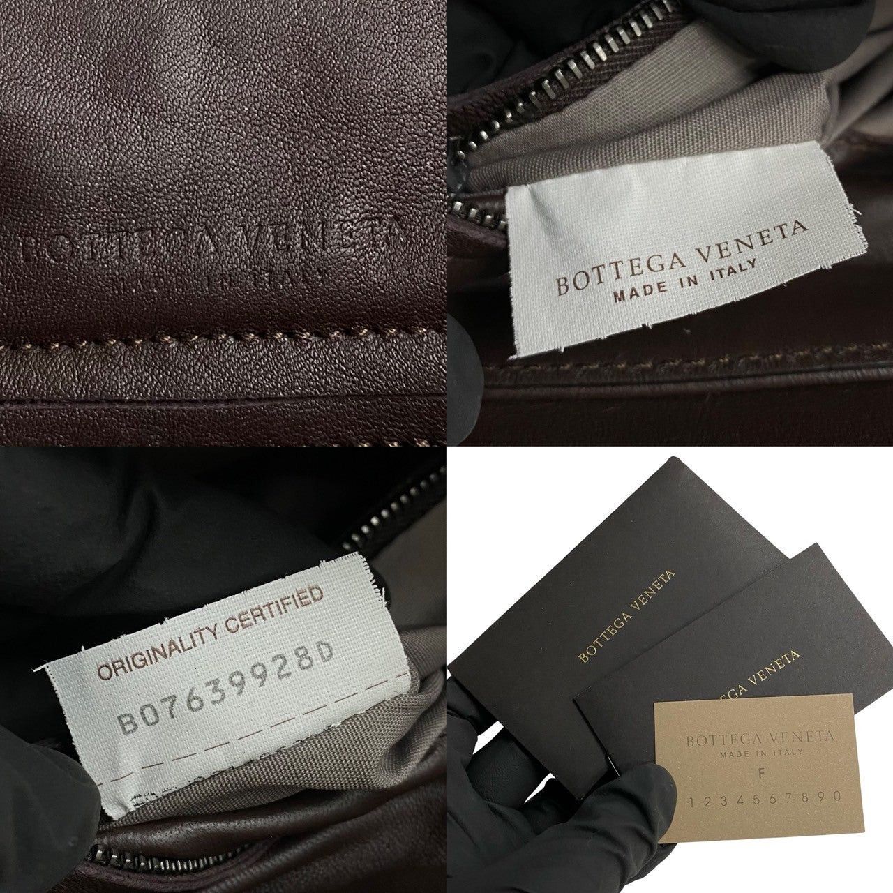 Bottega Veneta Bottega Veneta Handbag Brown Leather Size ONE SIZE - 3 Thumbnail