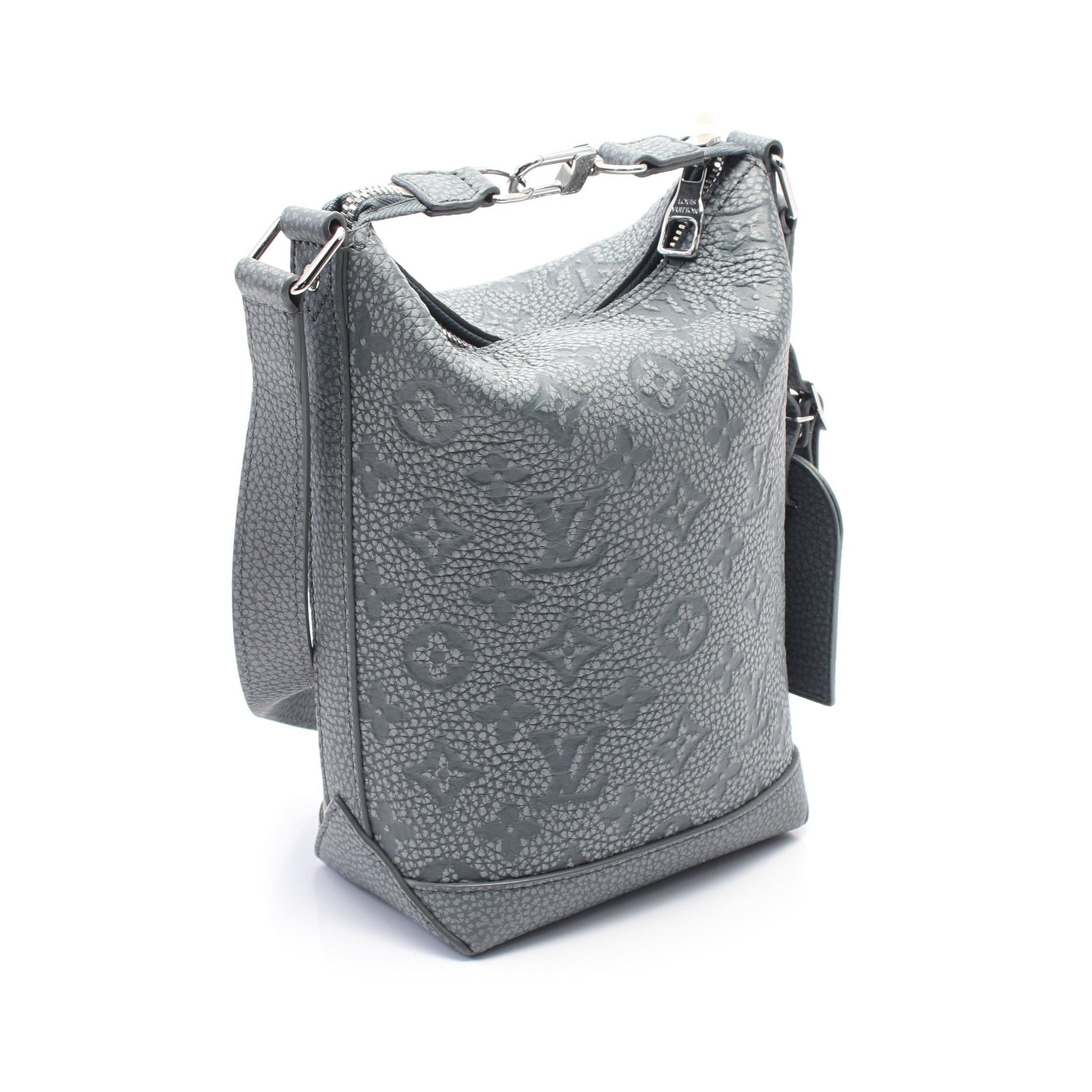 Louis Vuitton Louis Vuitton Hobo Cruiser Pm Climbing Monogram Taurillon Shoulder Bag Leather Gray Size ONE SIZE - 2 Thumbnail