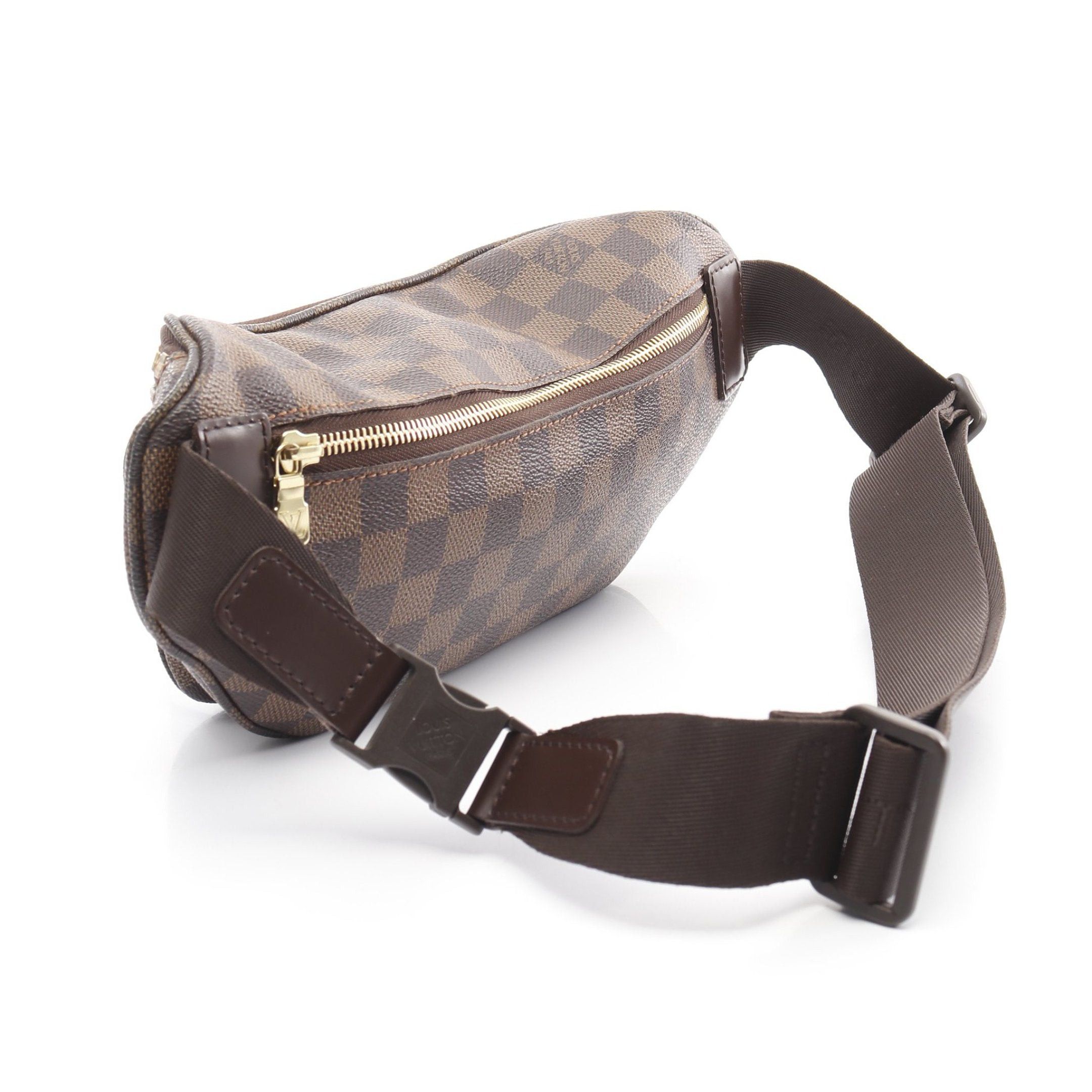 Louis Vuitton Louis Vuitton Bum Bag Melville Damier Ebene Body Waist Leather Brown Size ONE SIZE - 2 Thumbnail