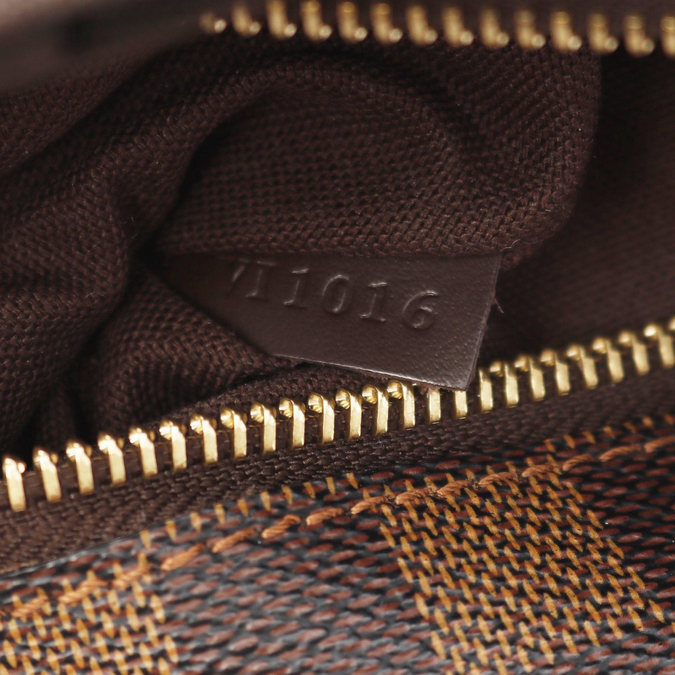 Louis Vuitton Louis Vuitton Bum Bag Melville Damier Ebene Body Waist Leather Brown Size ONE SIZE - 5 Thumbnail