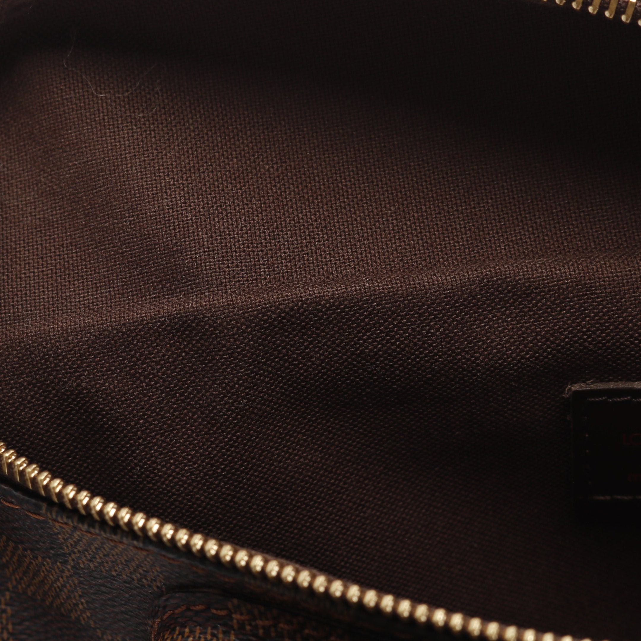 Louis Vuitton Louis Vuitton Bum Bag Melville Damier Ebene Body Waist Leather Brown Size ONE SIZE - 8 Thumbnail