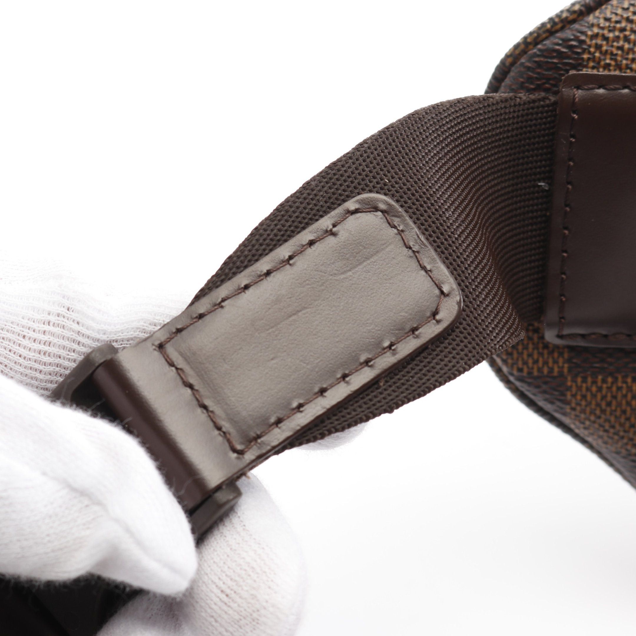 Louis Vuitton Louis Vuitton Bum Bag Melville Damier Ebene Body Waist Leather Brown Size ONE SIZE - 7 Thumbnail