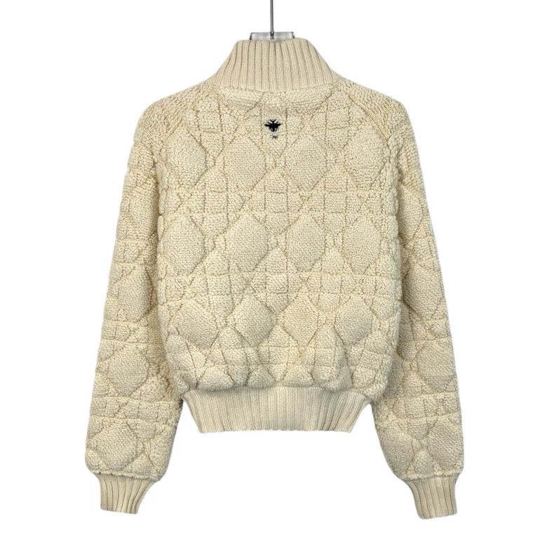 Dior Beige Wool Zip-Up Jacket by Dior | Grailed