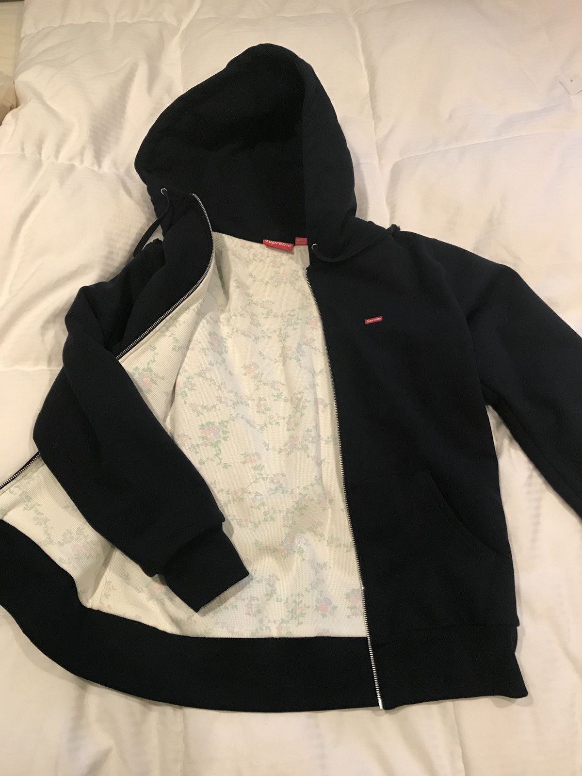 Supreme Supreme Small Box Logo *DS* Floral Thermal Lined Zip Up