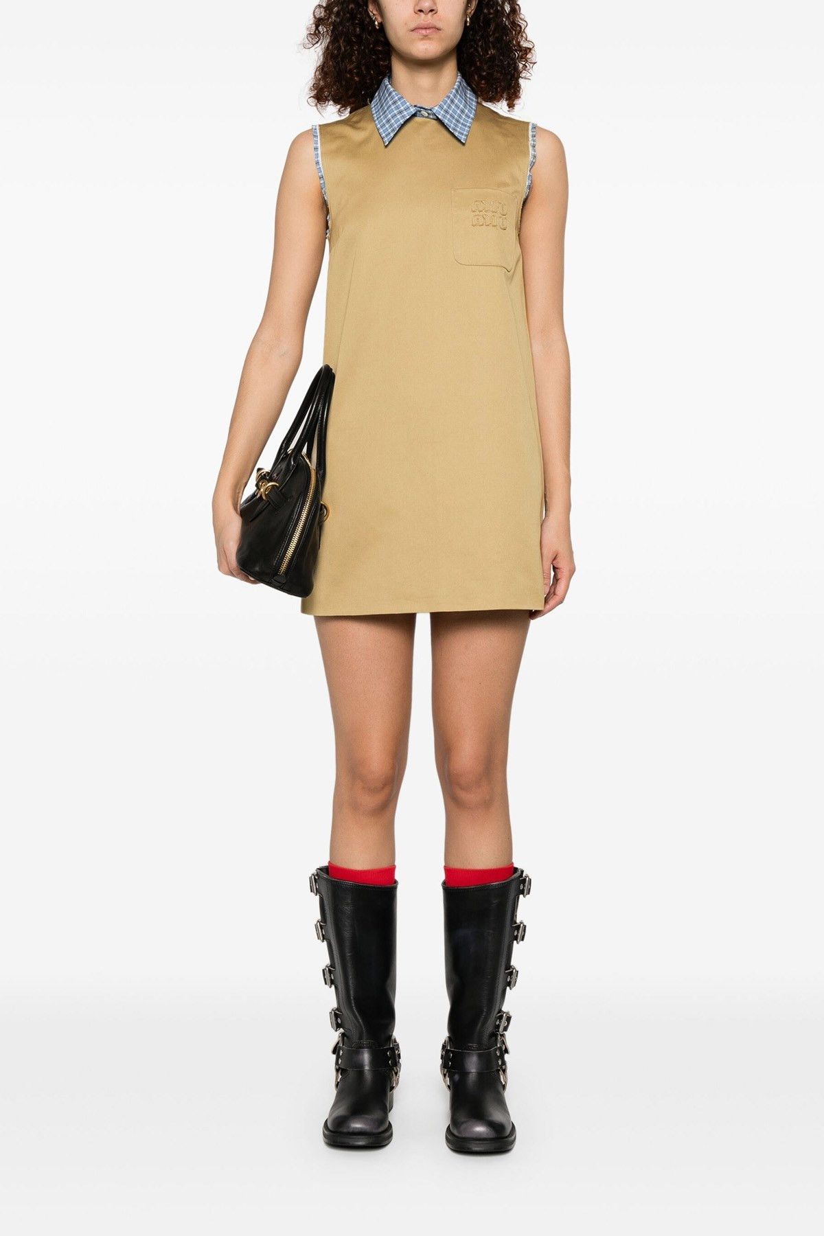 Miu Miu Mini layered dress Size XS / US 0-2 / IT 36-38 - 2 Thumbnail