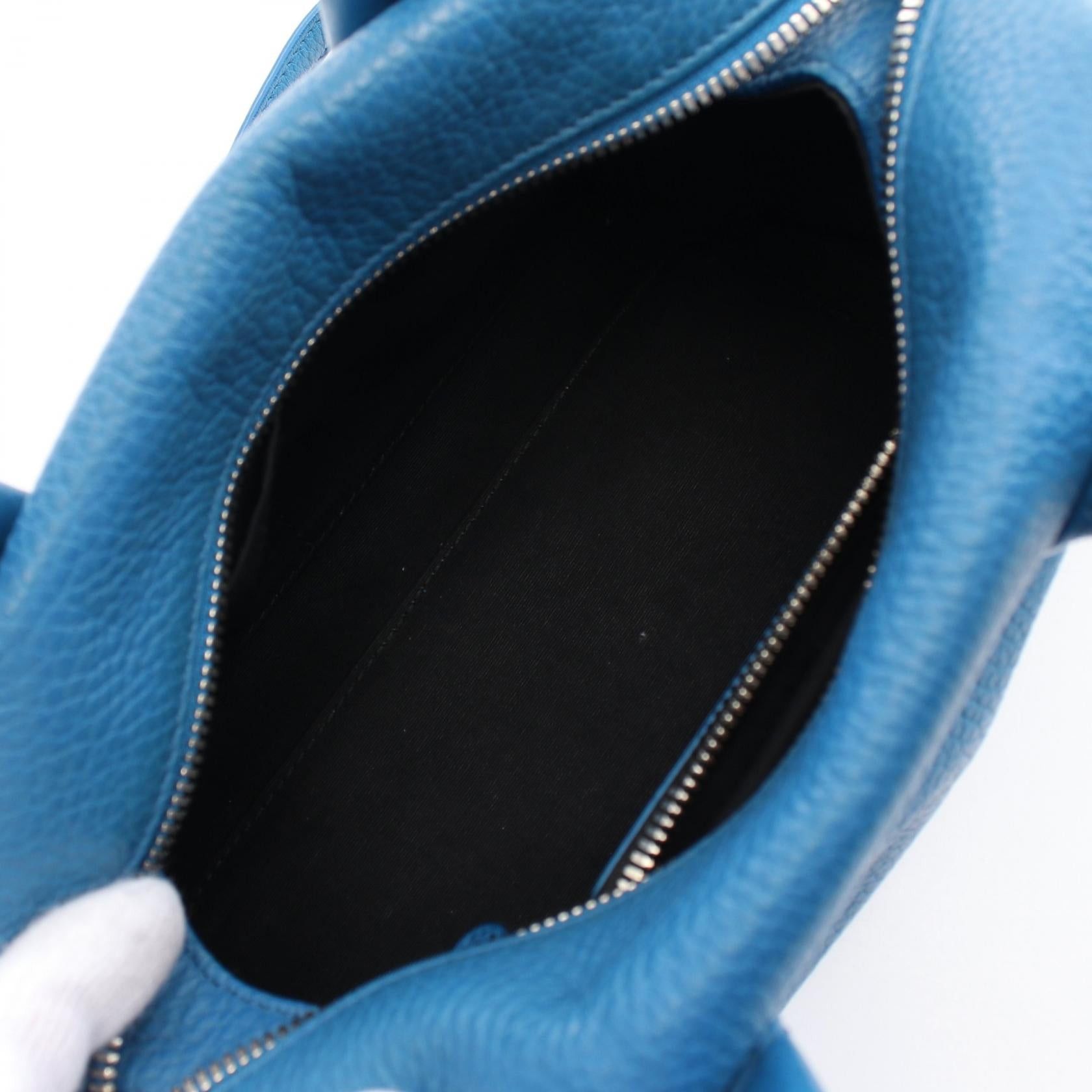 Balenciaga Balenciaga Infanta Handbag Leather Blue Size ONE SIZE - 3 Thumbnail
