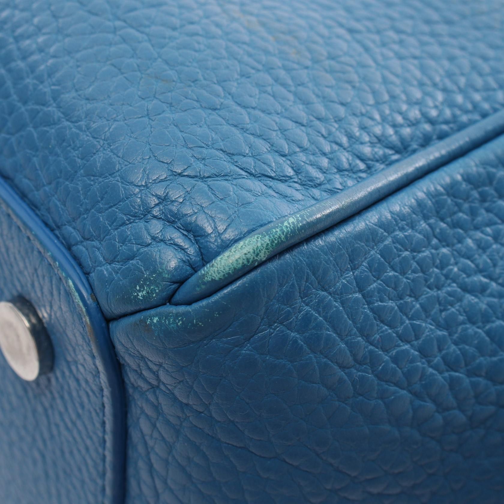 Balenciaga Balenciaga Infanta Handbag Leather Blue Size ONE SIZE - 5 Thumbnail