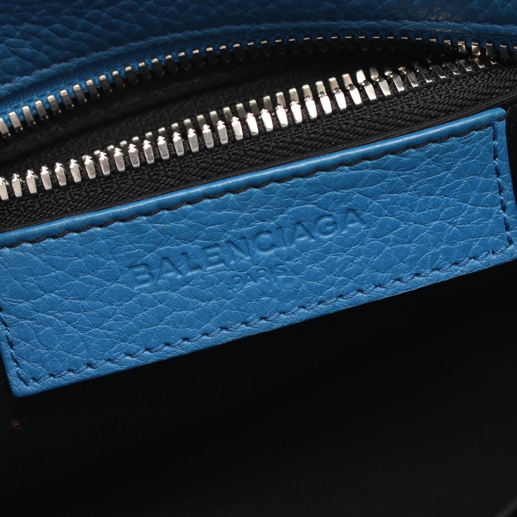 Balenciaga Balenciaga Infanta Handbag Leather Blue Size ONE SIZE - 4 Thumbnail