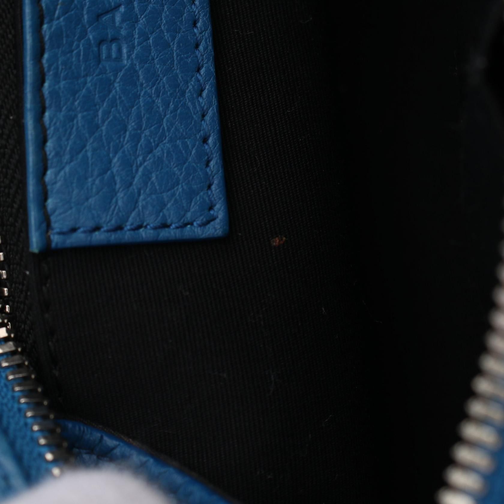 Balenciaga Balenciaga Infanta Handbag Leather Blue Size ONE SIZE - 10 Thumbnail
