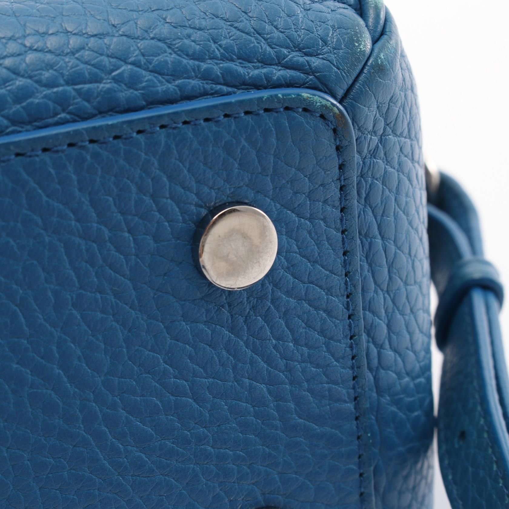 Balenciaga Balenciaga Infanta Handbag Leather Blue Size ONE SIZE - 11 Thumbnail